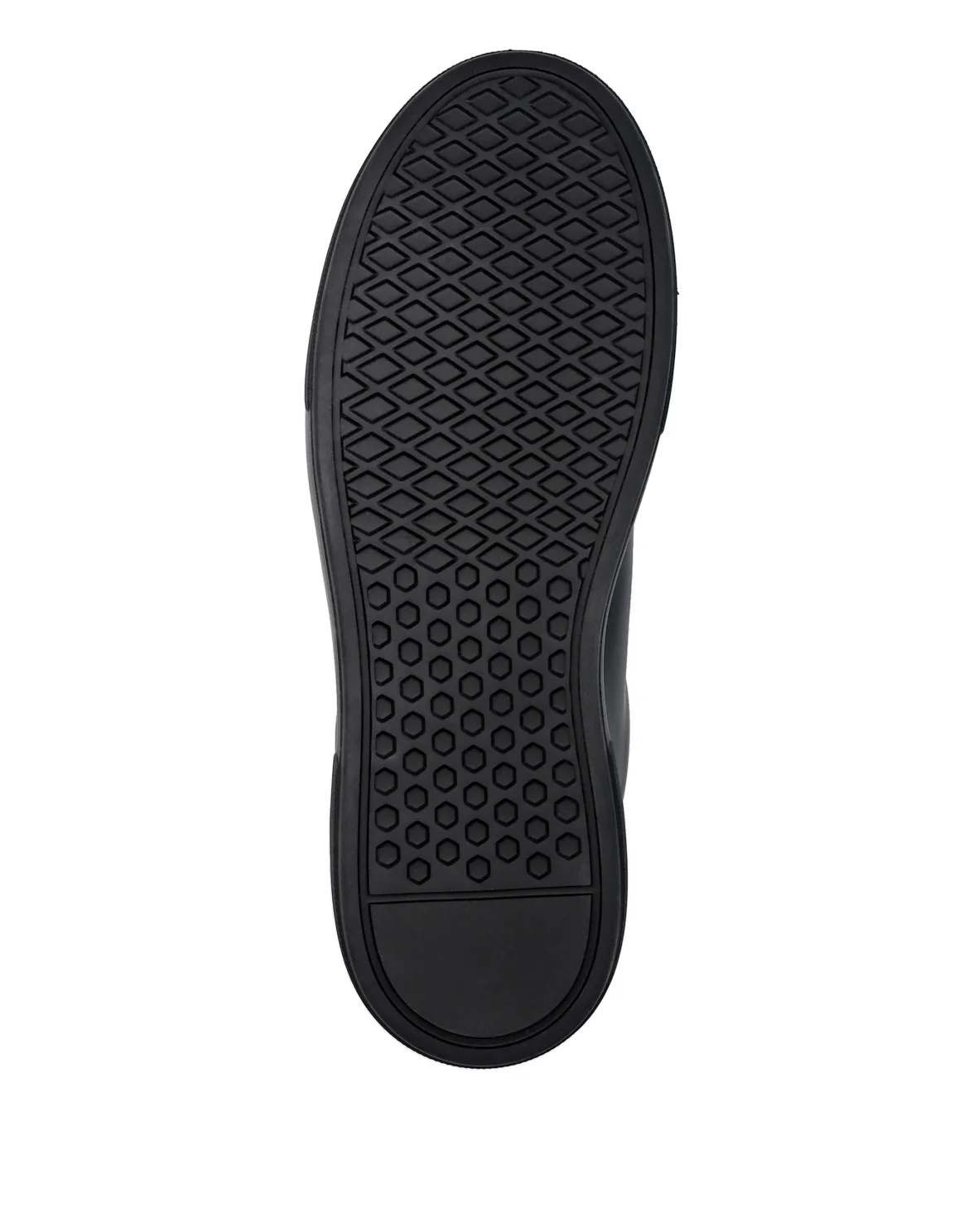 Leather Lo-Top Sneakers Hexagon, цвет: Черный