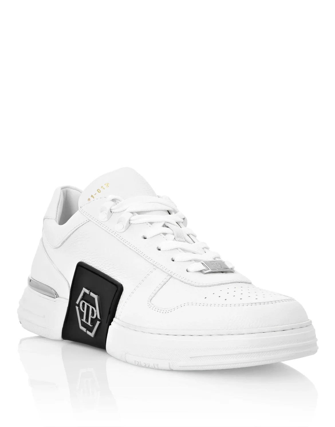 LO-TOP SNEAKERS PHANTOM KICK$ LEATHER Platinum HEXAGON, цвет: Белый