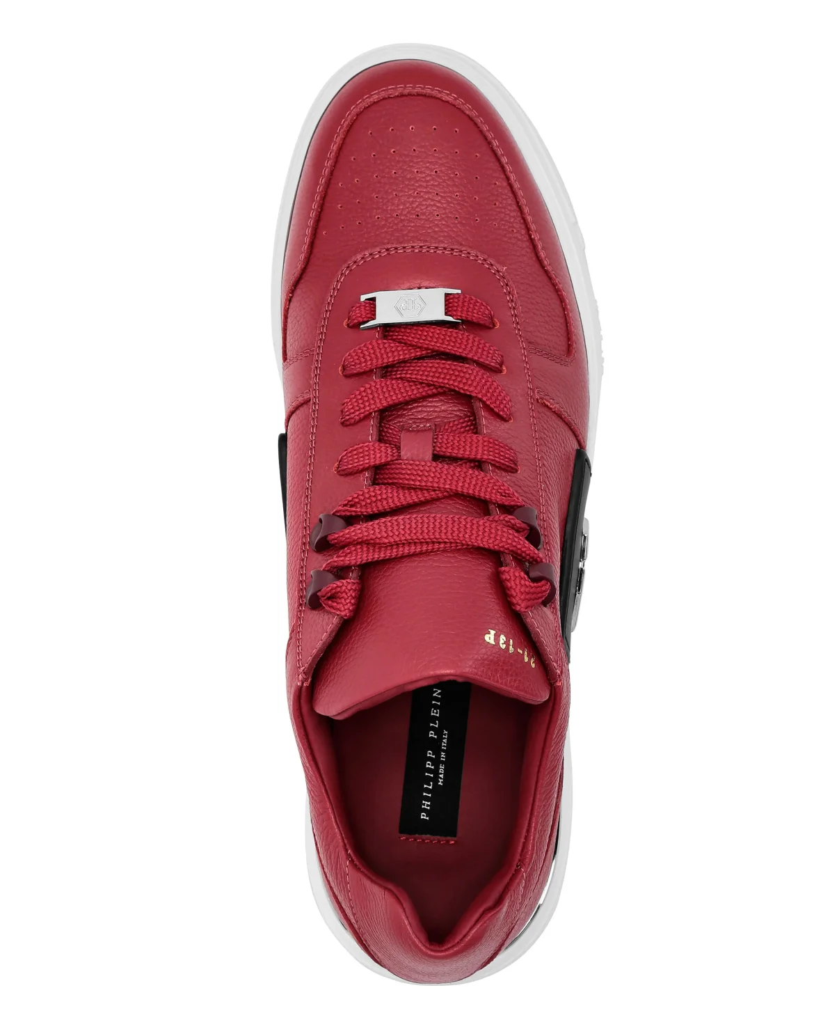LO-TOP SNEAKERS PHANTOM KICK$ LEATHER Platinum HEXAGON, цвет: Красный