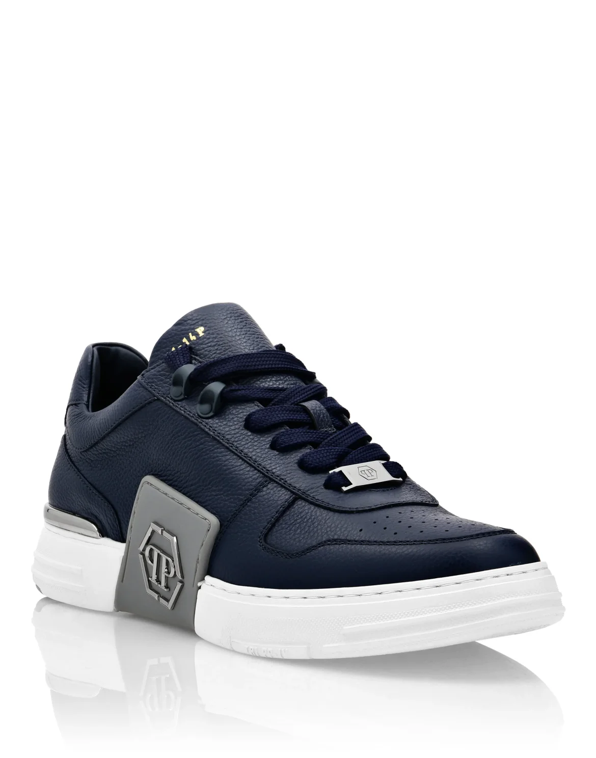 LO-TOP SNEAKERS PHANTOM KICK$ LEATHER Platinum HEXAGON, цвет: Синий