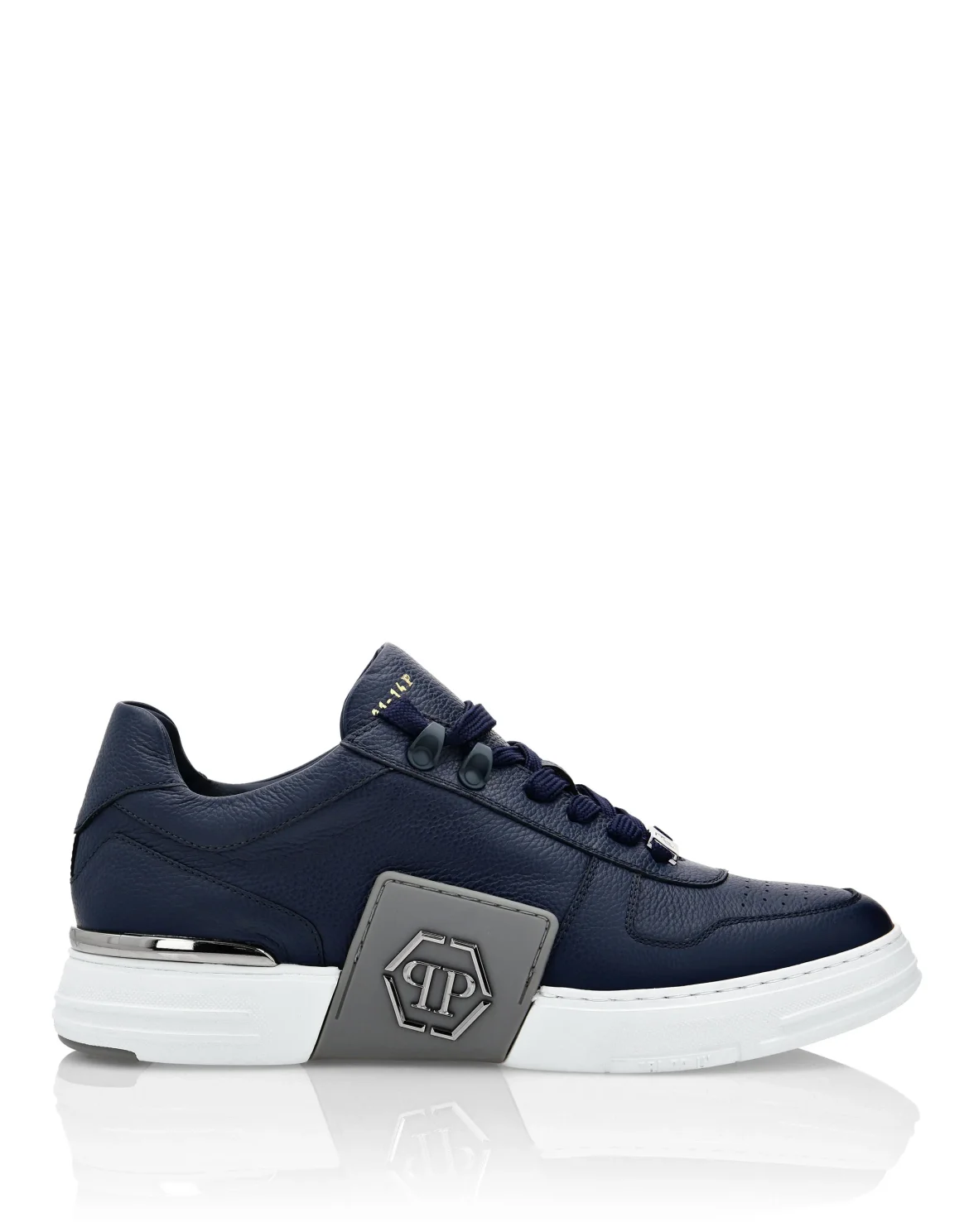 LO-TOP SNEAKERS PHANTOM KICK$ LEATHER Platinum HEXAGON, цвет: Синий