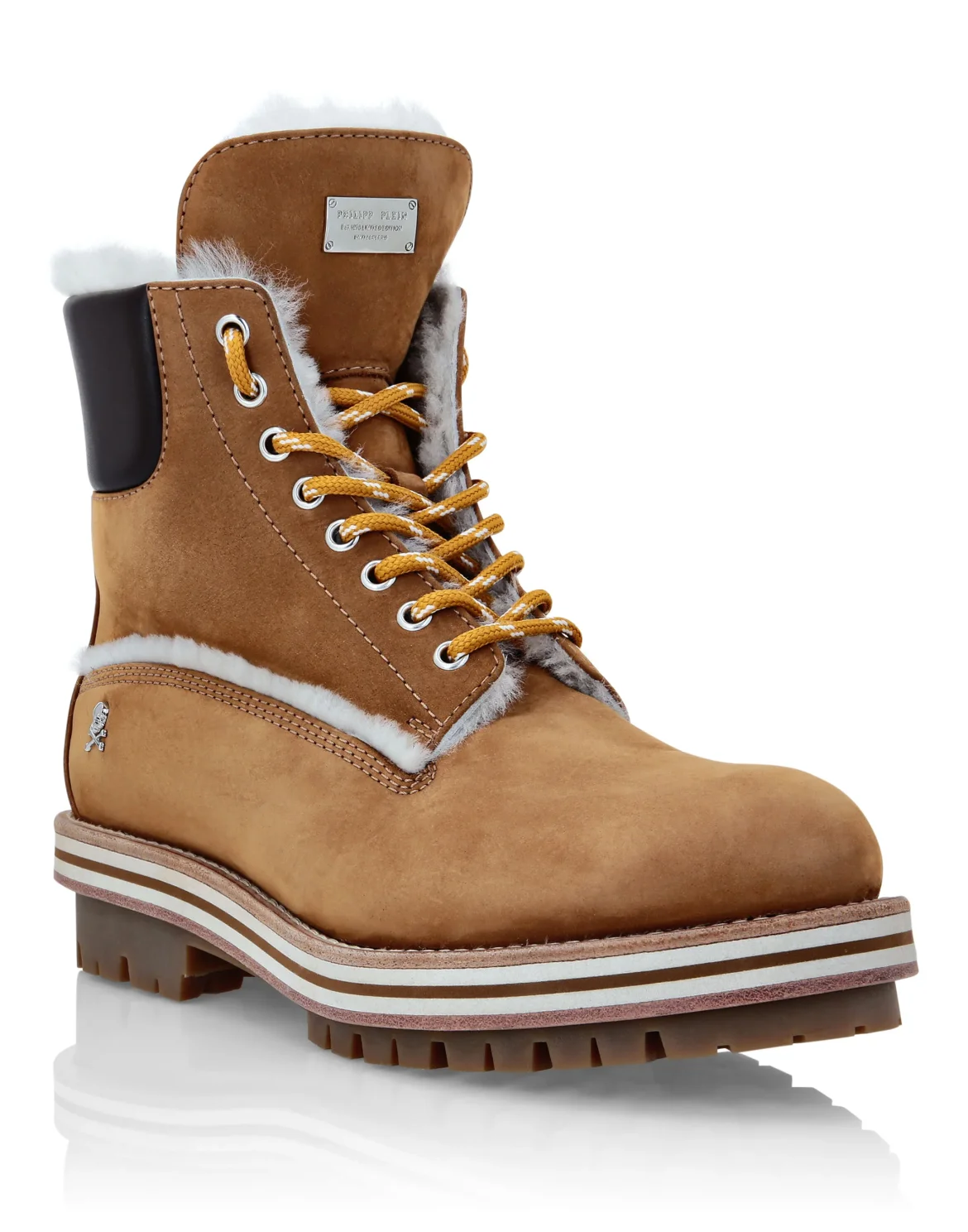 Nabuk Boots with shearling inside The Hunter, цвет: Бежевый