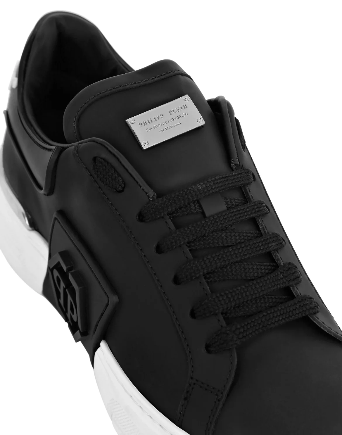 LO-TOP SNEAKERS PHANTOM KICK$ RUBBERIZED HEXAGON, цвет: Черный