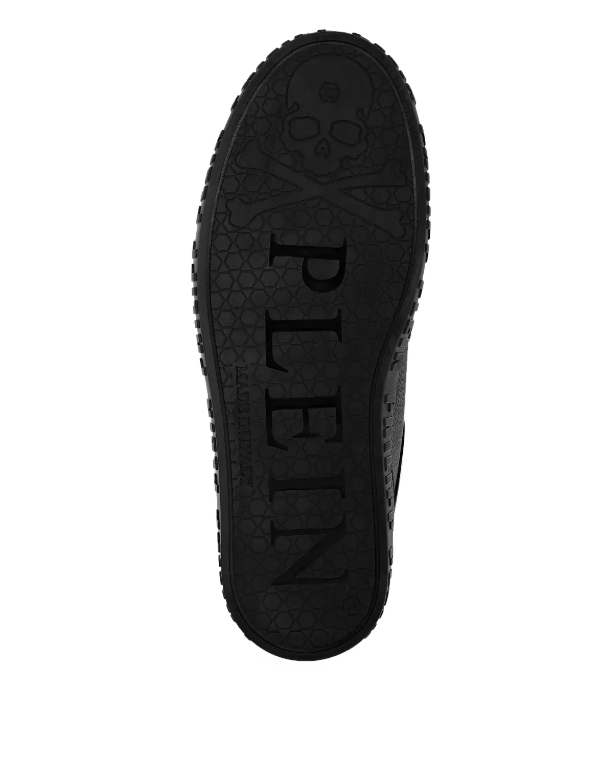 Leather Lo-Top Sneakers Shearling lining King Power, цвет: Черный