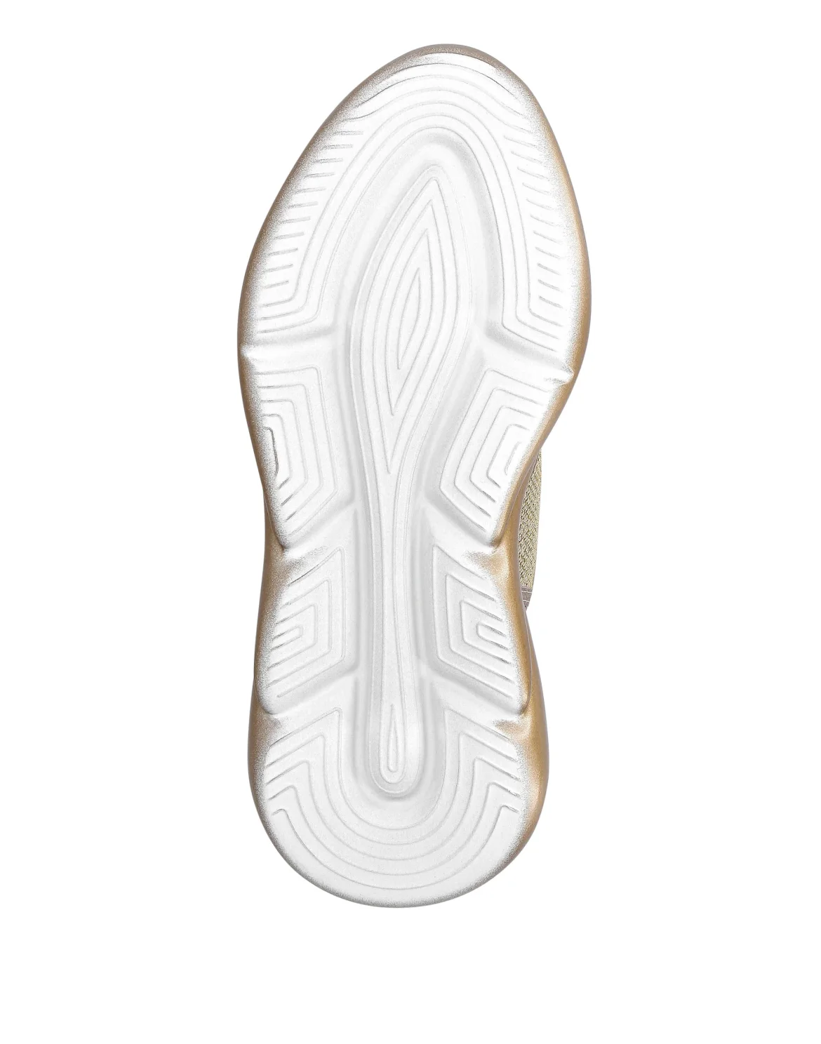 Runner mix materials Iconic Plein Plein Hurricane, цвет: Золотой