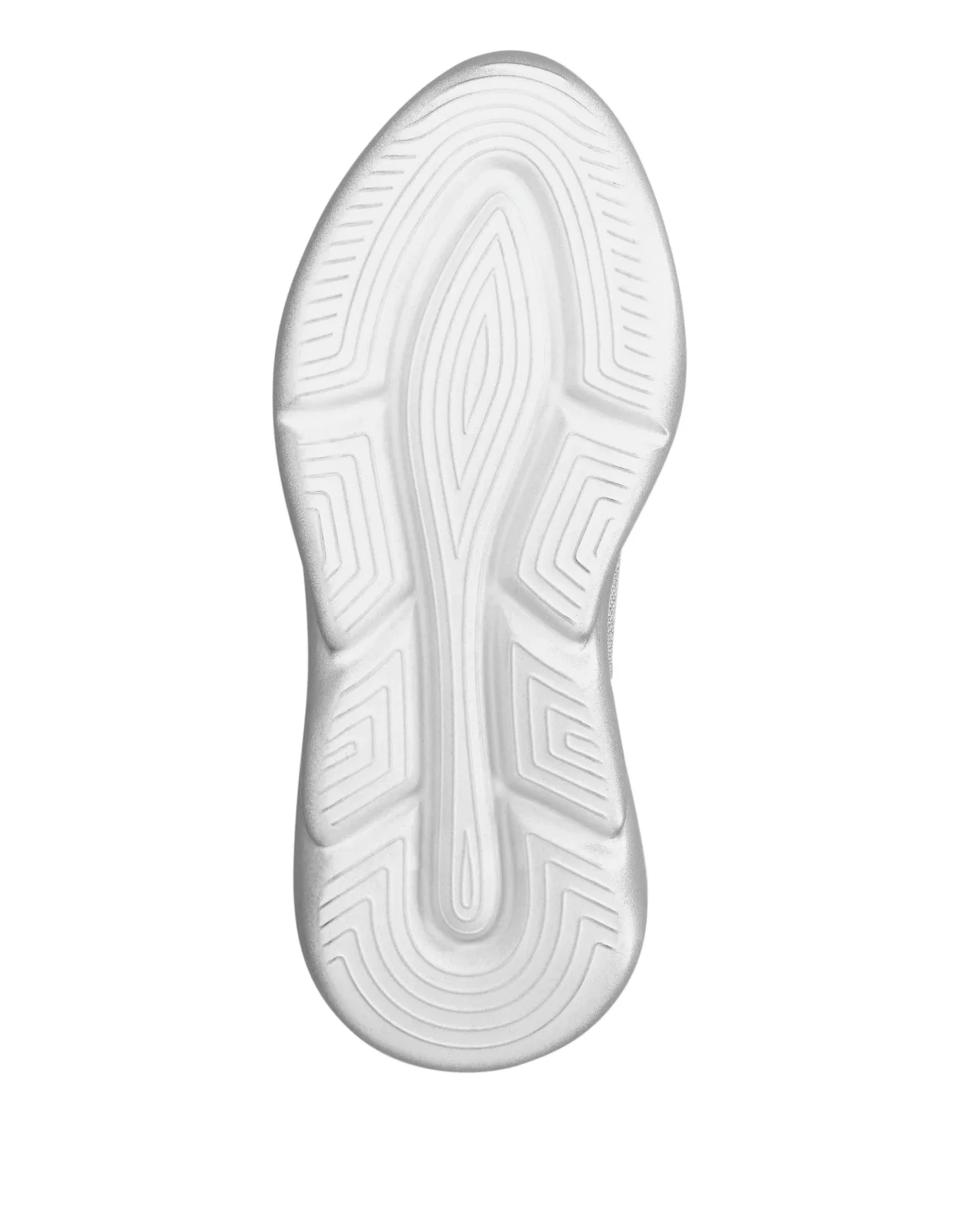Runner mix materials Iconic Plein Plein Hurricane, цвет: Серебристый