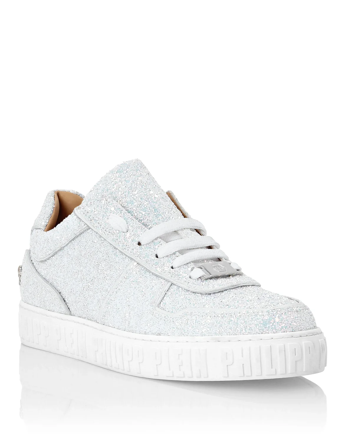 Lo-Top Sneakers Glitter King Power, цвет: Белый