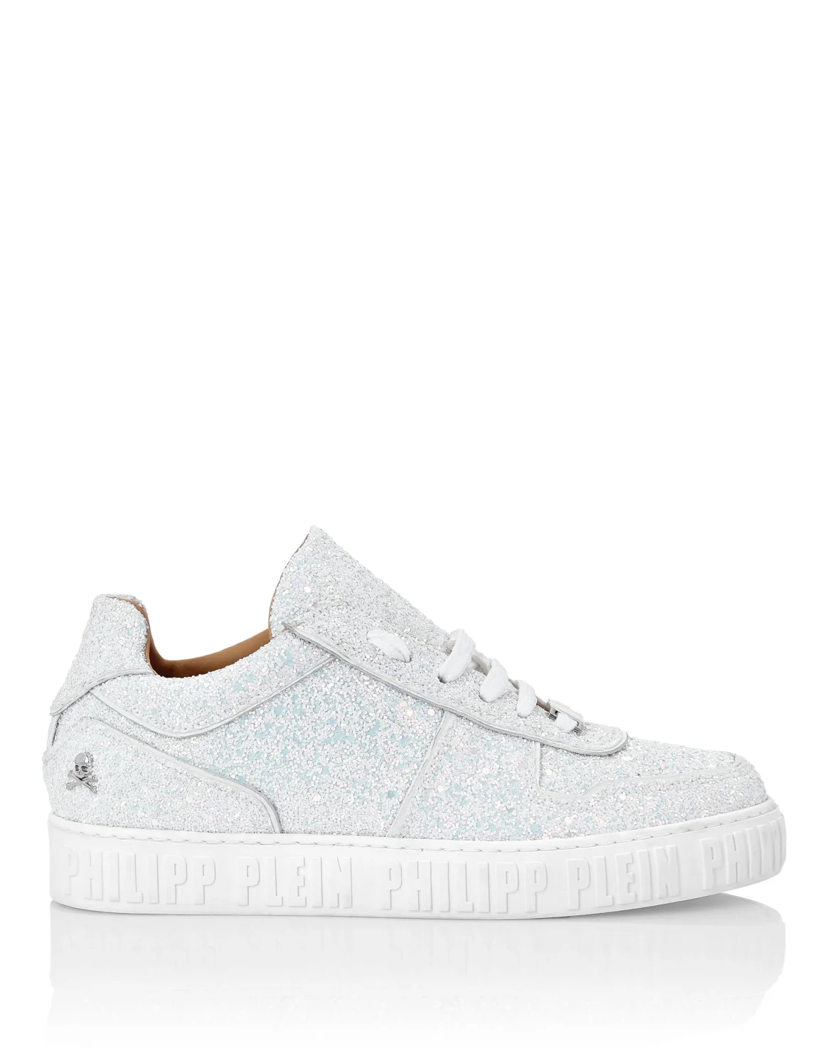 Lo-Top Sneakers Glitter King Power, цвет: Белый