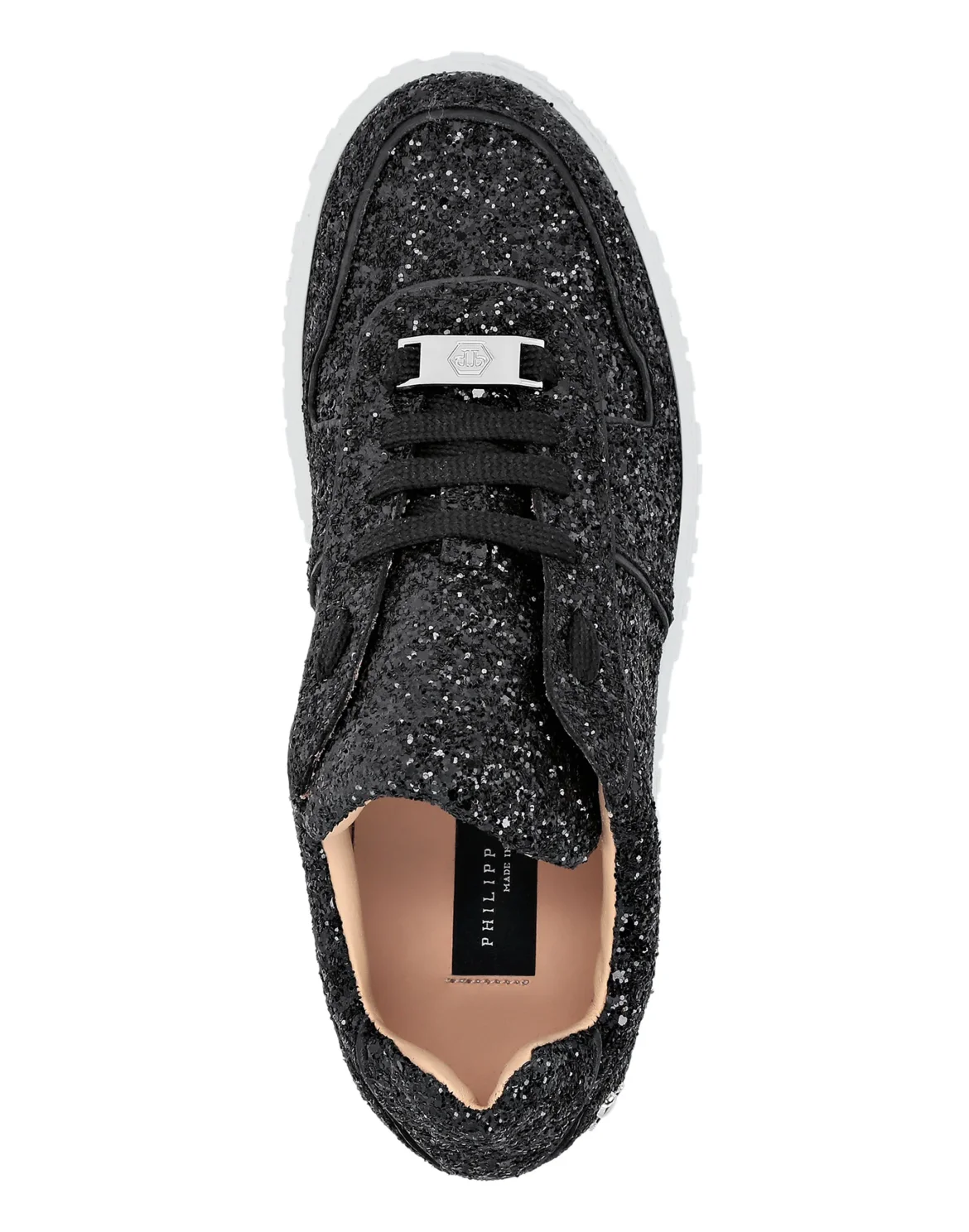 Lo-Top Sneakers Glitter King Power, цвет: Черный