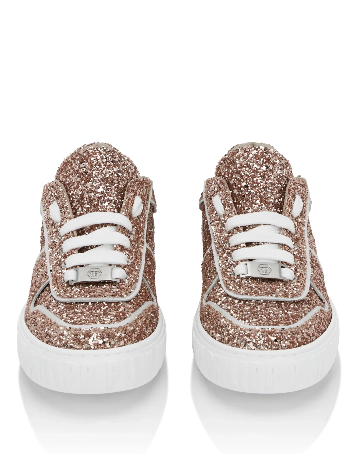 Lo-Top Sneakers Glitter King Power, цвет: Коричневый