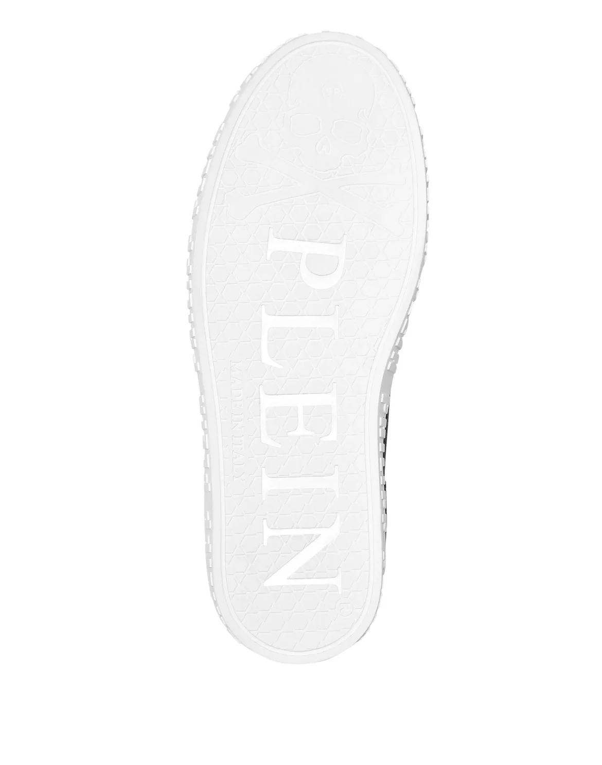 Leather Lo-Top Sneakers Brooches King Power, цвет: Черный