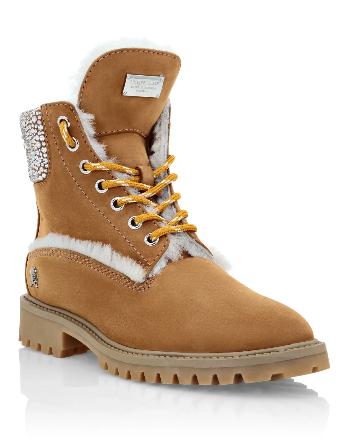 Nabuk Boots  with shearling inside Stones, цвет: Бежевый