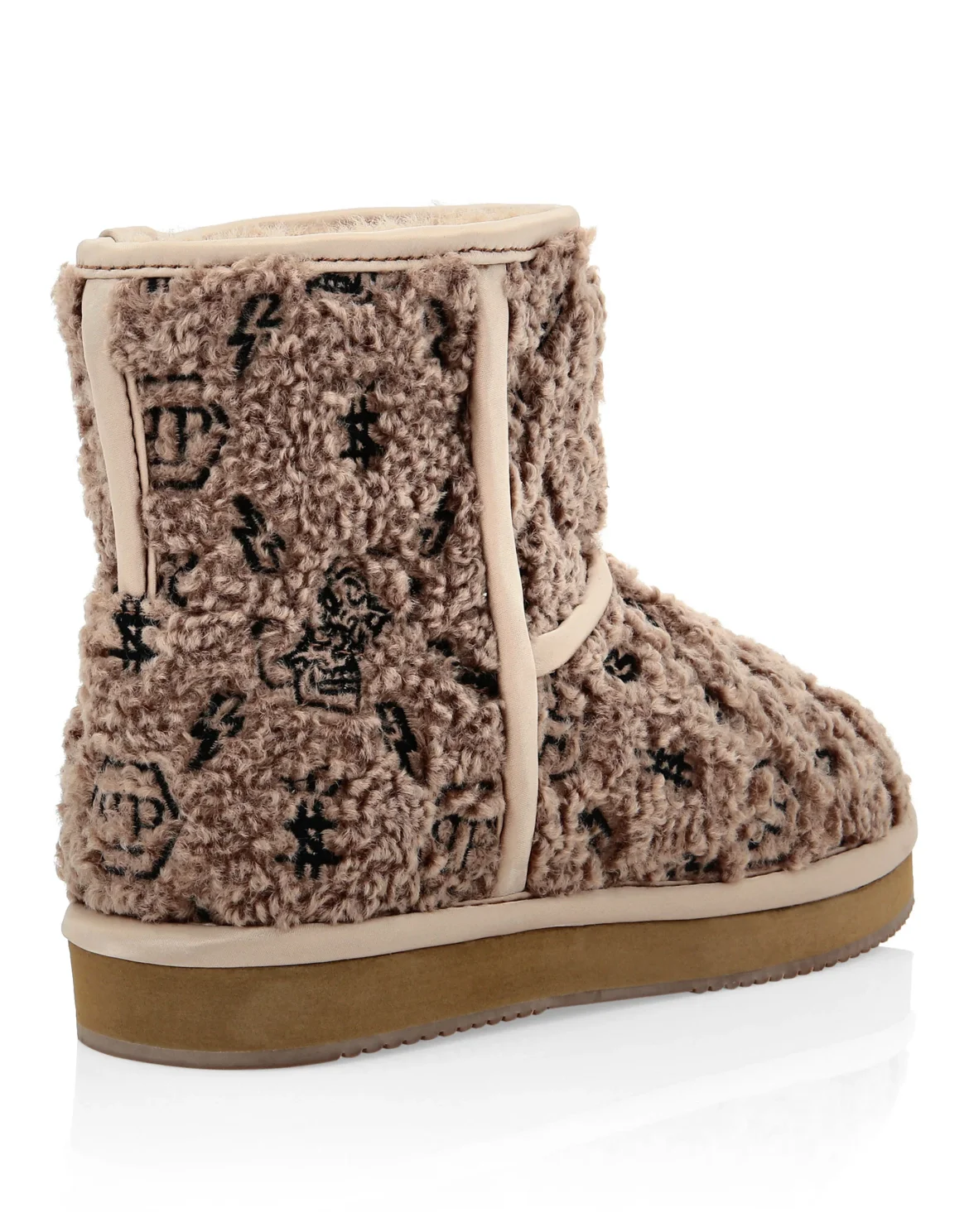 Boots Mid Flat Monogram, цвет: Коричневый