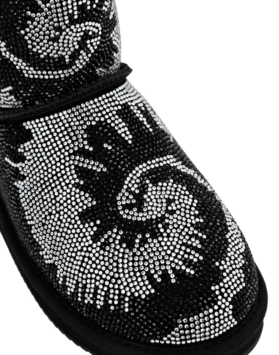 Boots Mid Flat Stones Tie dye, цвет: Черный