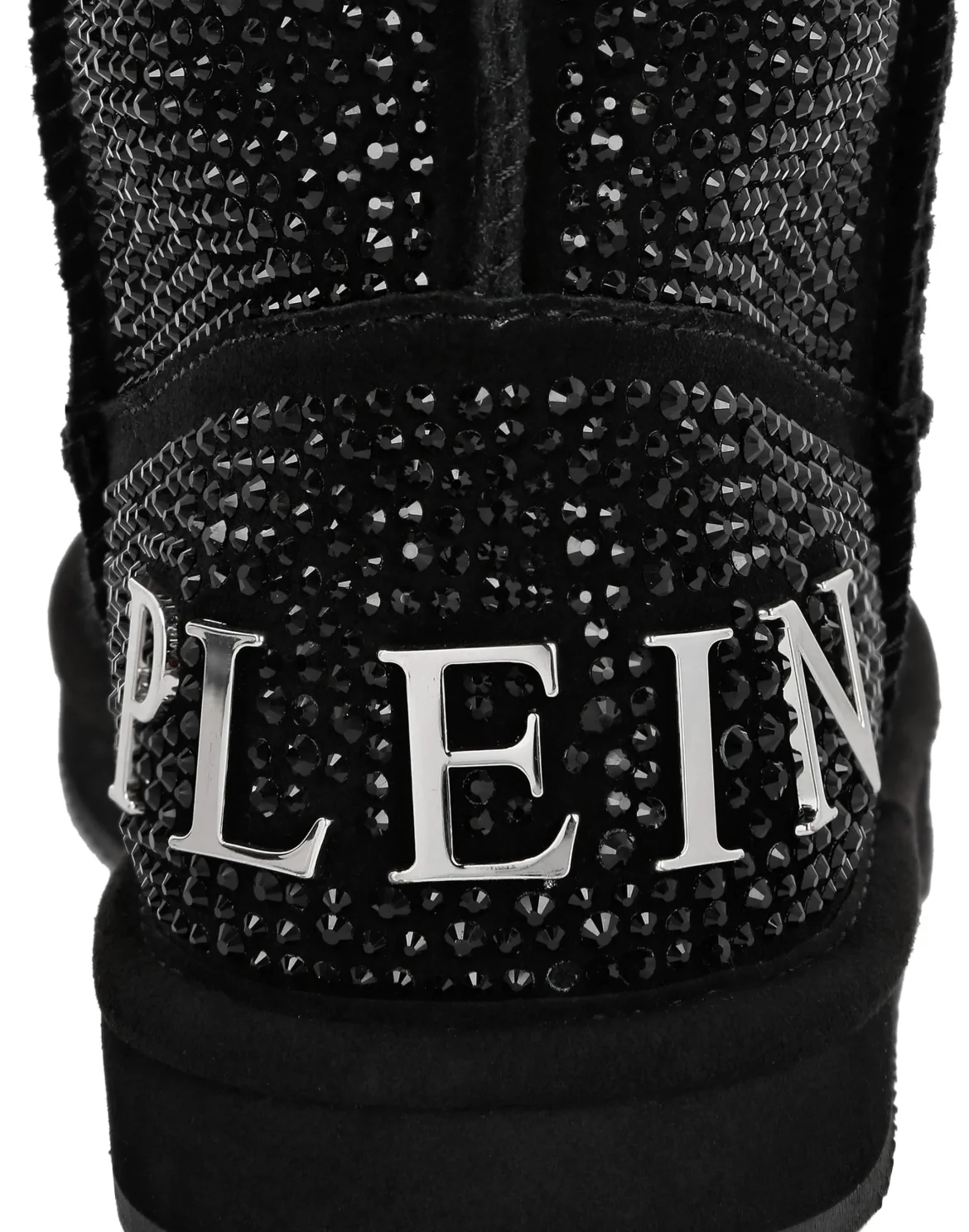 Boots Mid Flat Stones, цвет: Черный