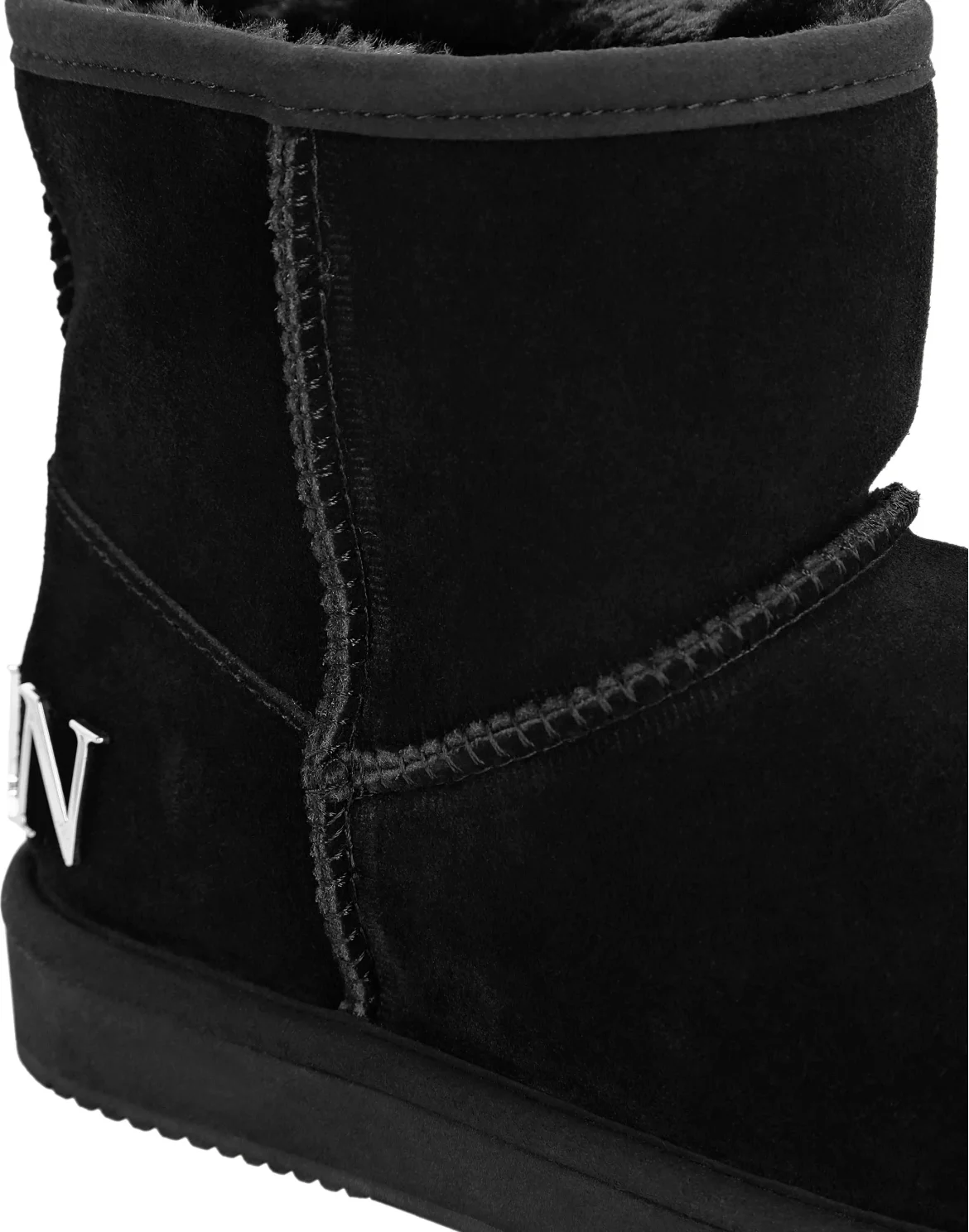 Boots Mid Flat, цвет: Черный