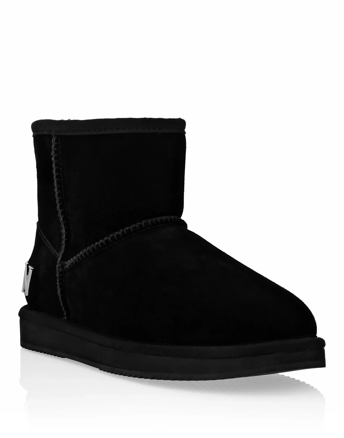 Boots Mid Flat, цвет: Черный