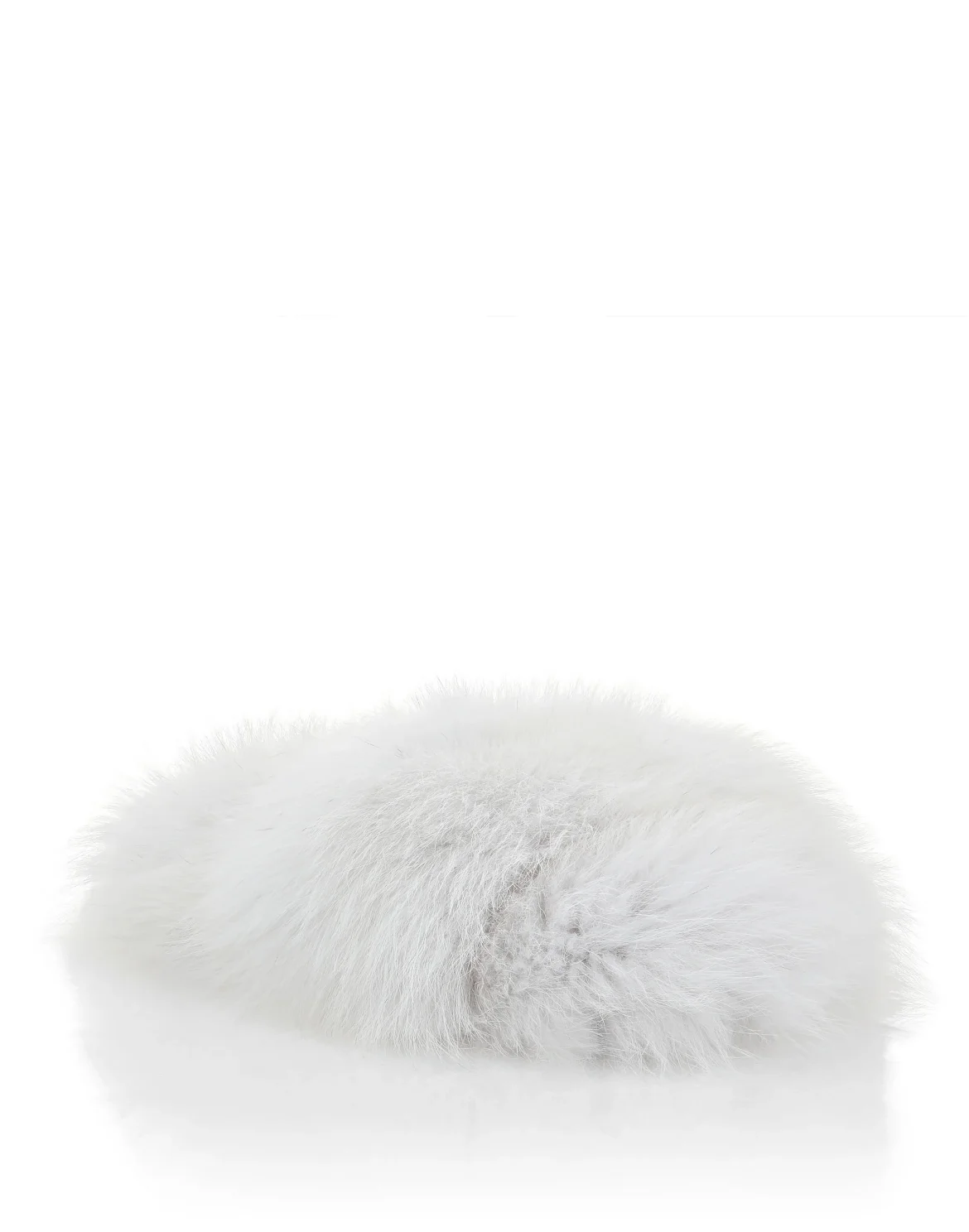 Fur Slipper  Luxury, цвет: Белый