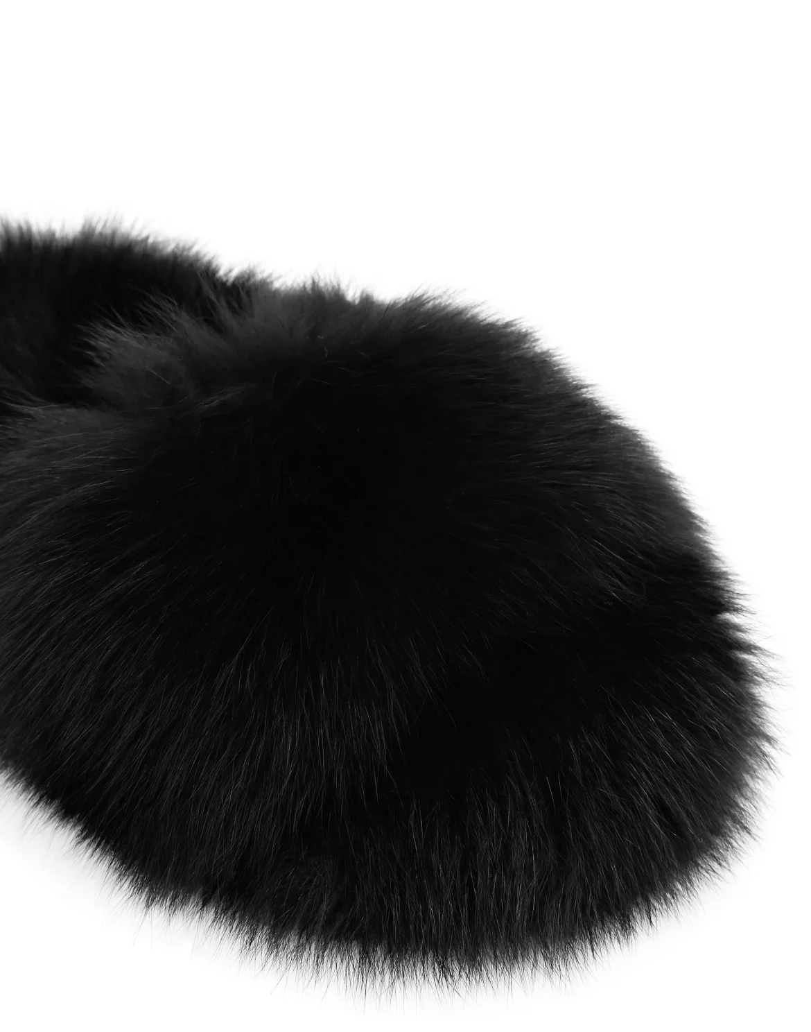 Fur Slipper  Luxury, цвет: Черный