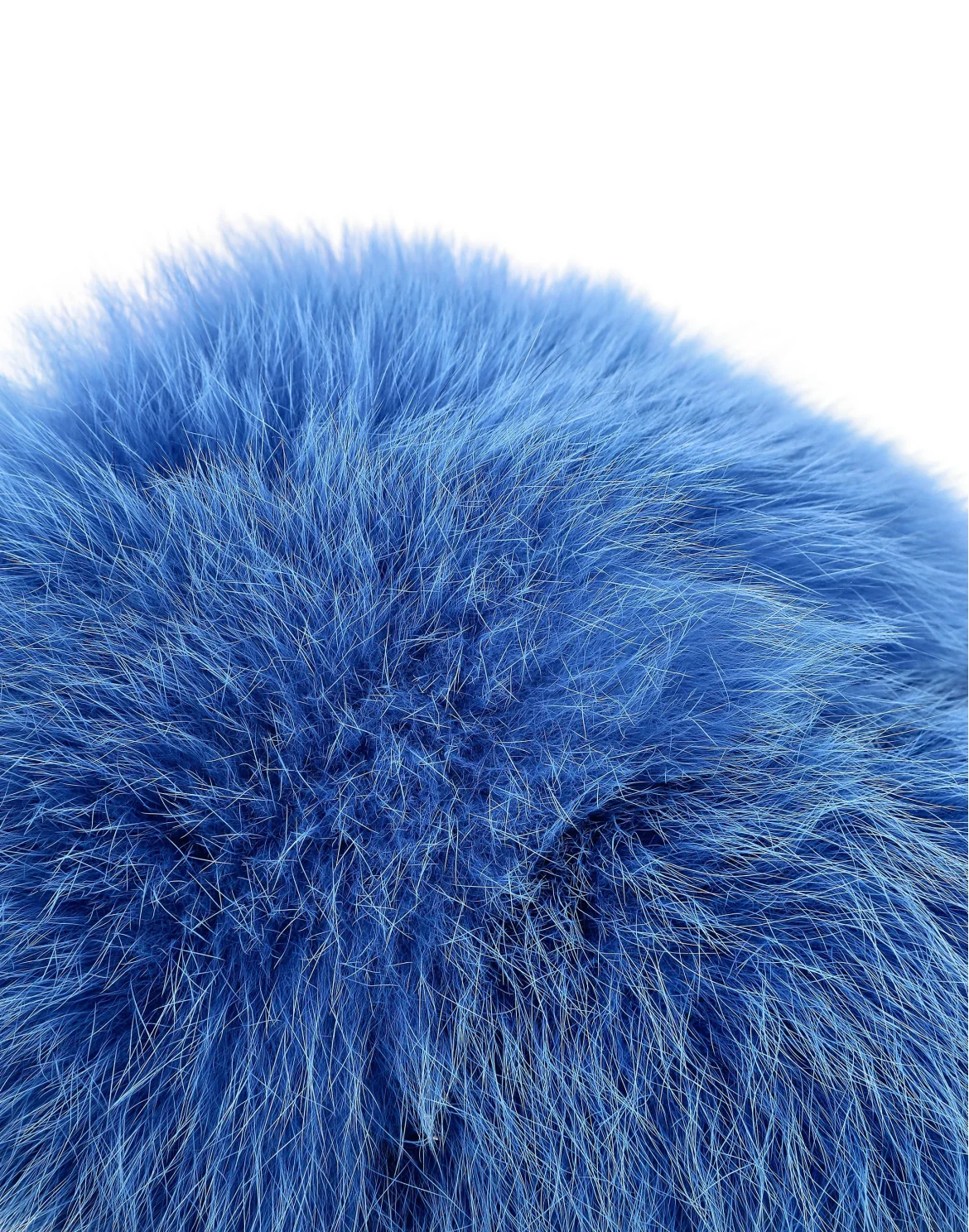 Fur Slipper  Luxury, цвет: Синий