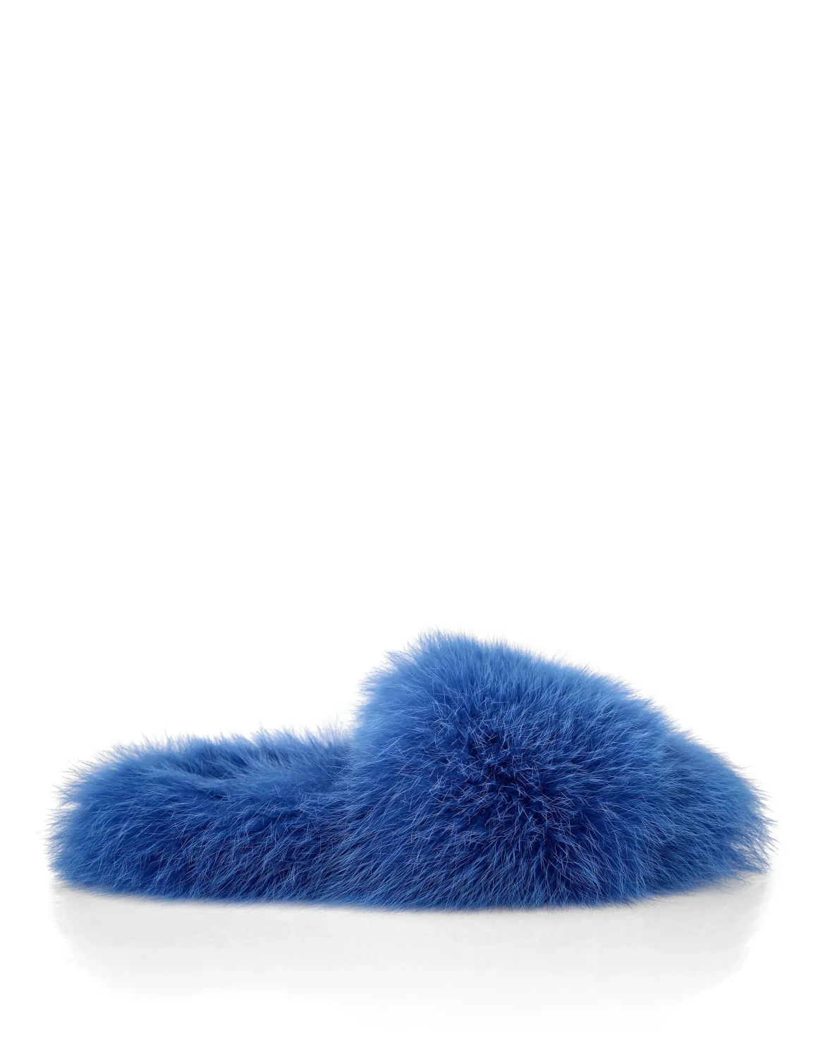 Fur Slipper  Luxury, цвет: Синий