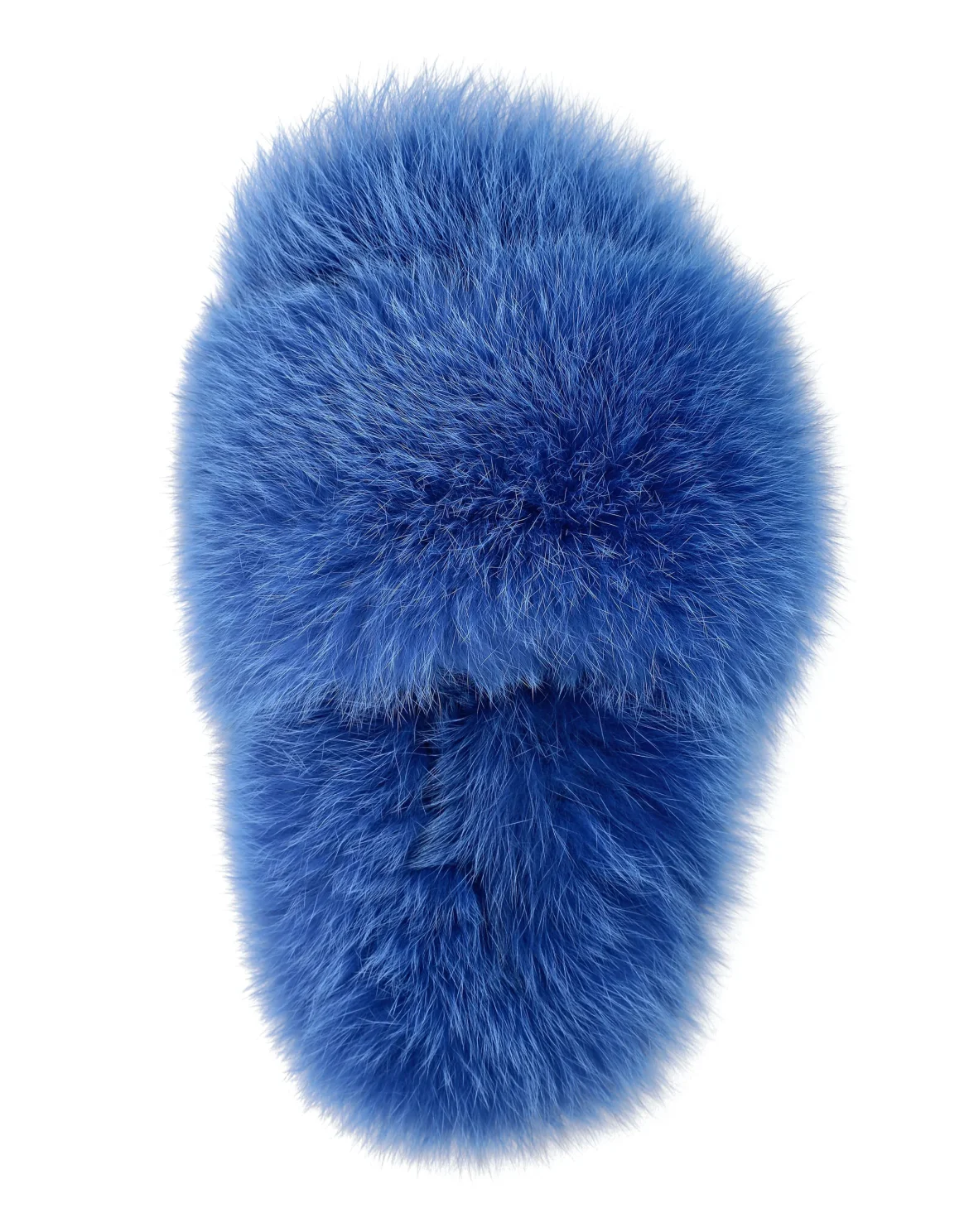 Fur Slipper  Luxury, цвет: Синий