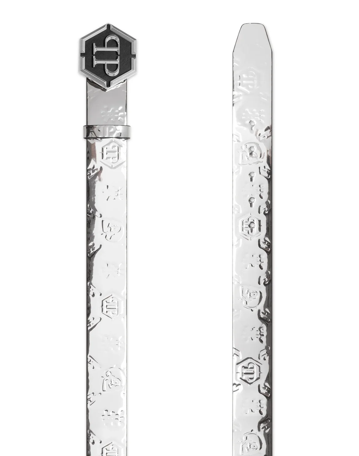 Belt Monogram, цвет: Серебристый