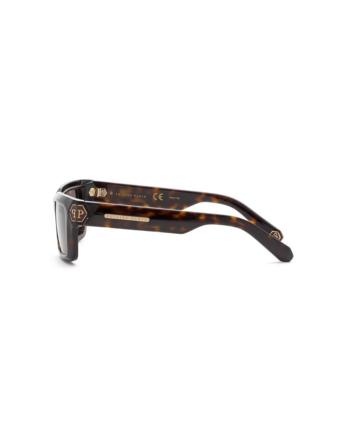 Sunglasses Square Plein Daily Masterpiece Hexagon, цвет: Коричневый
