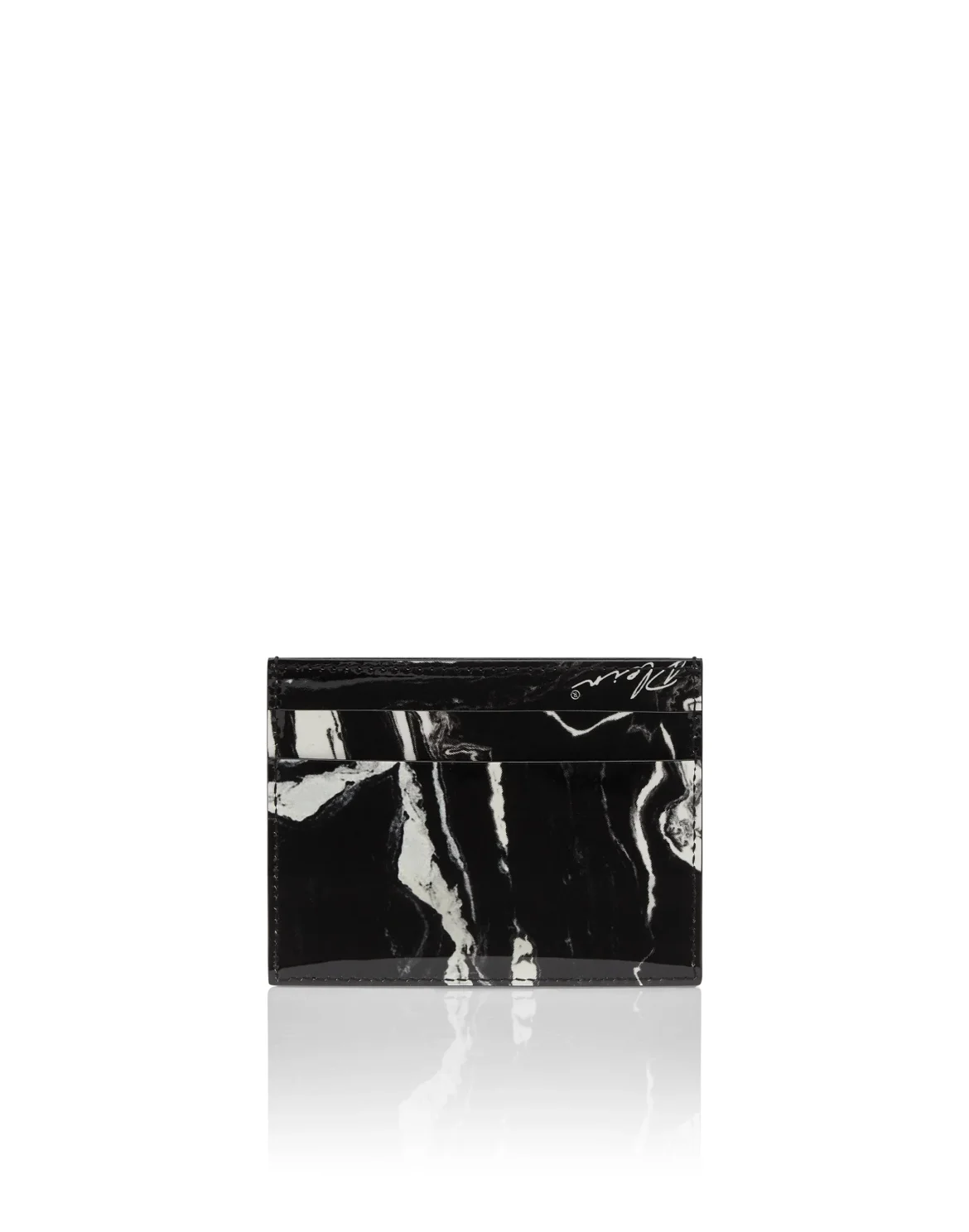Credit Cards Holder Marble, цвет: Черный