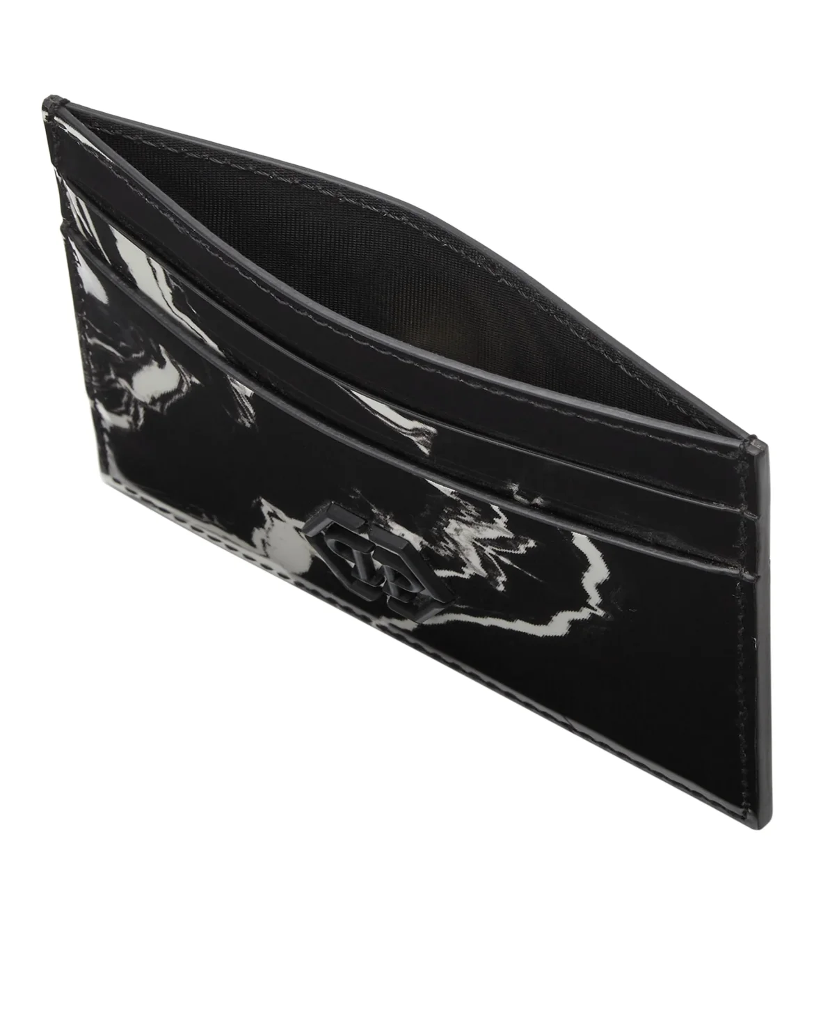 Credit Cards Holder Marble, цвет: Черный