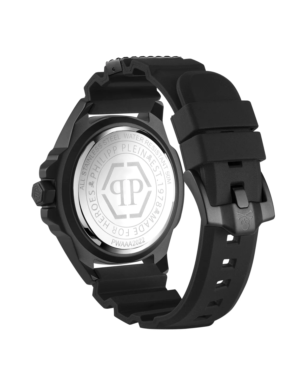 THE $KULL CARBON FIBER WATCH, цвет: Черный