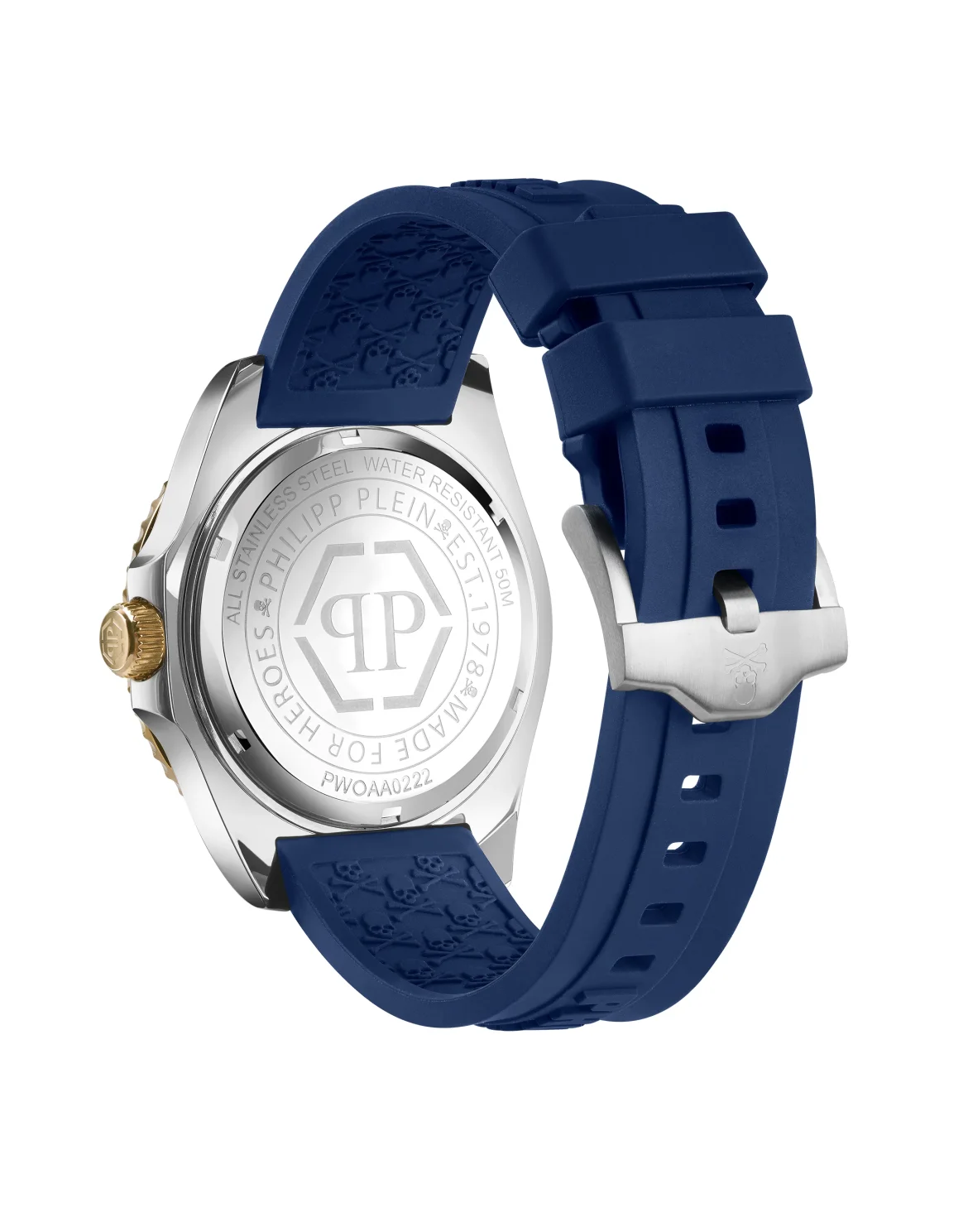 SKULL DIVER watch, цвет: Синий