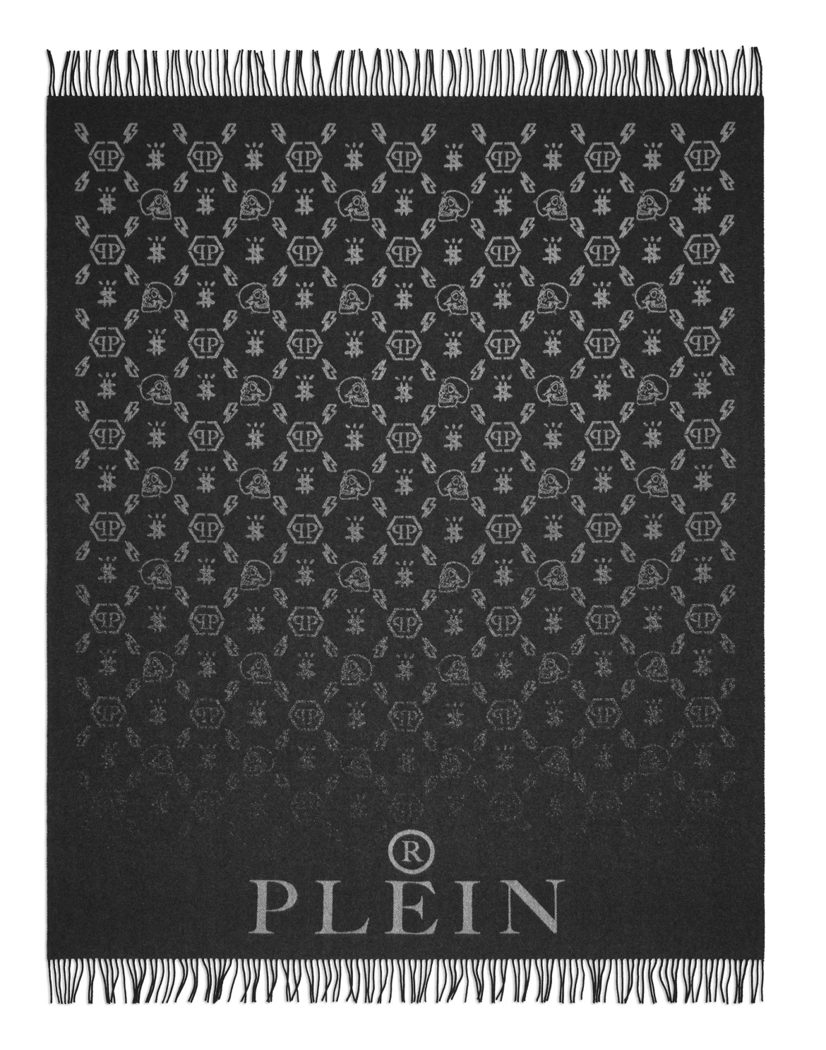 Plaid Cashmere Monogram, цвет: Черный