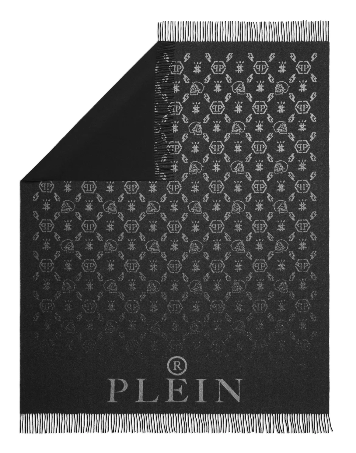 Plaid Cashmere Monogram, цвет: Черный