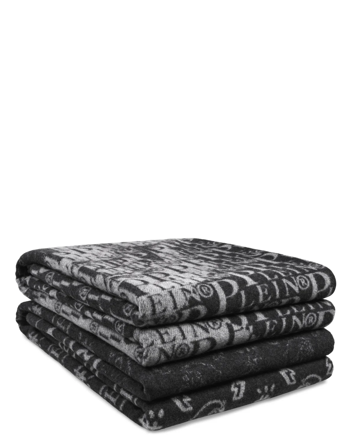 Plaid Cashmere Plein, цвет: Черный