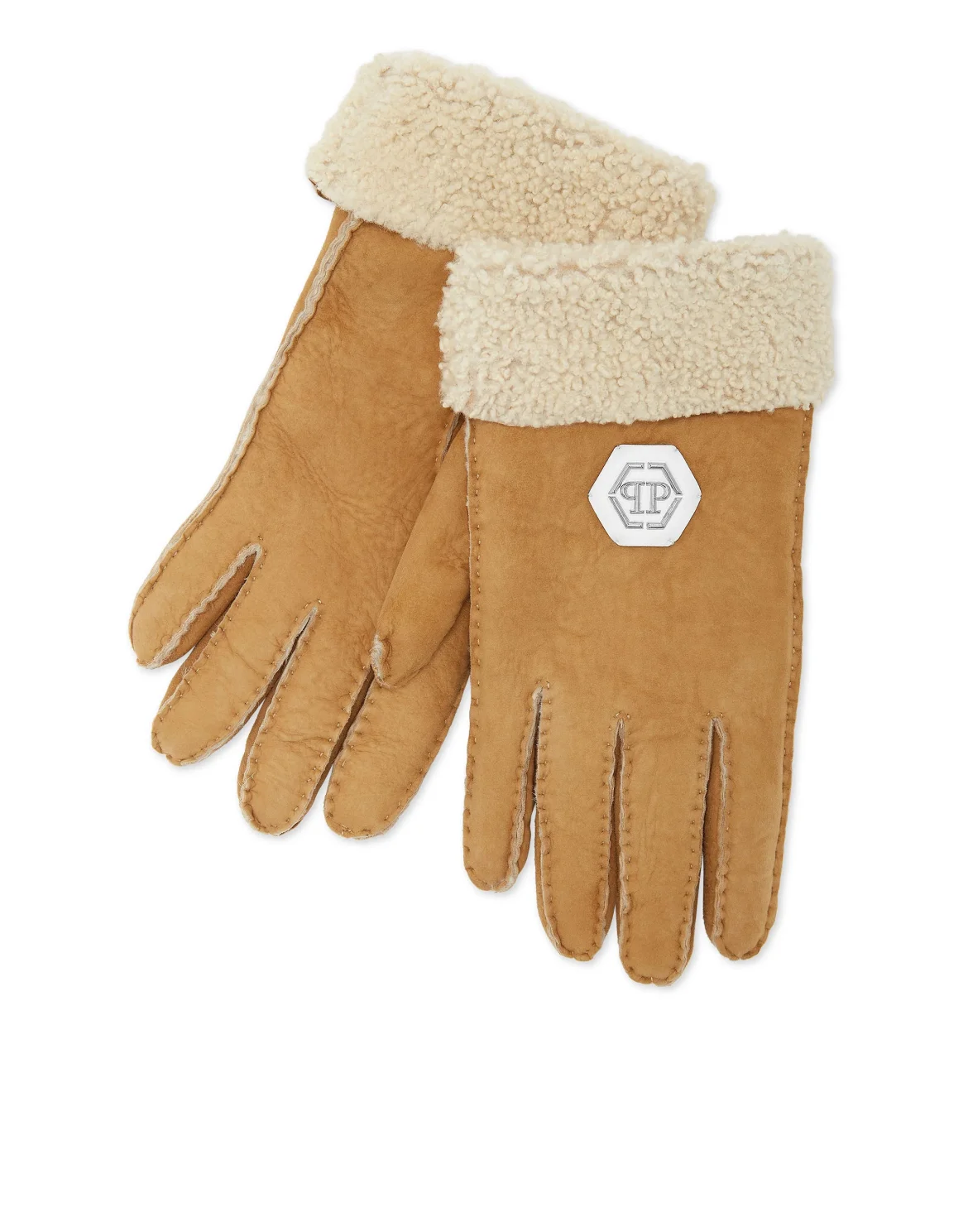 Mid-gloves Hexagon, цвет: Бежевый