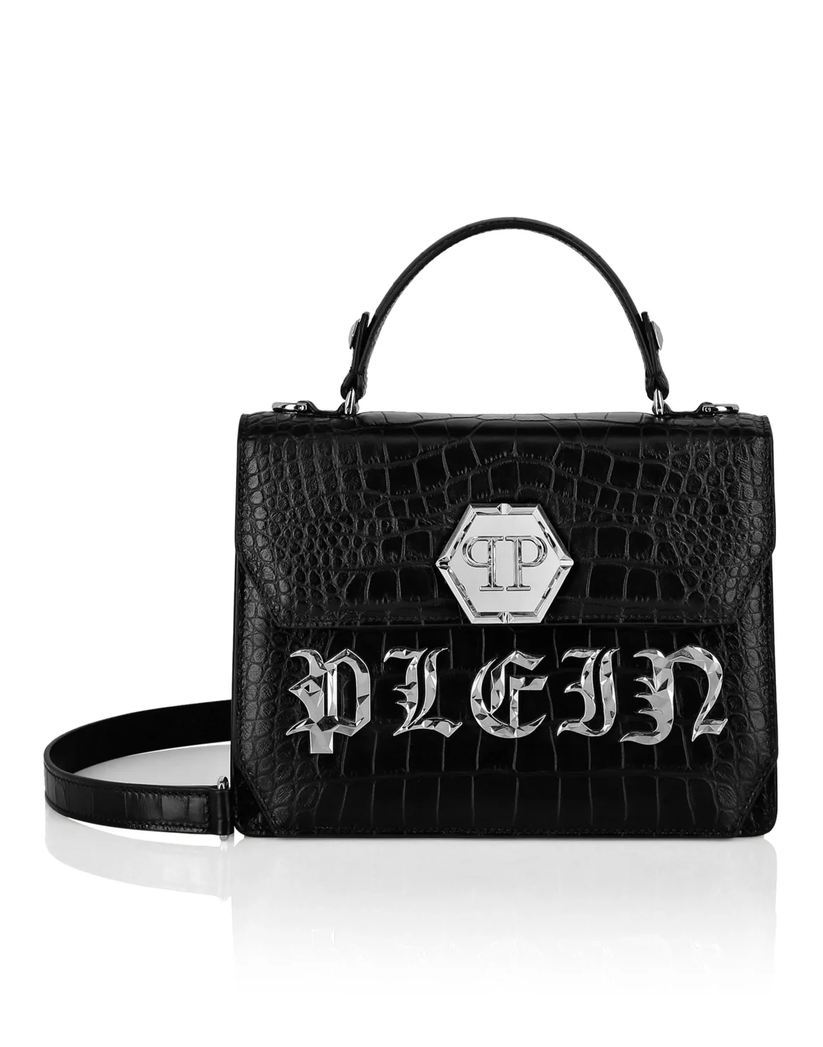 Medium Handle Bag Superheroine GOTHIC PLEIN, цвет: Черный
