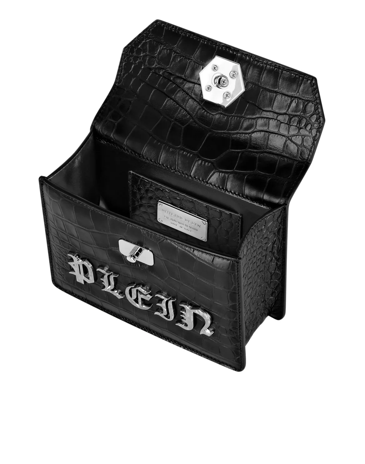 Small Handle Bag Superheroine GOTHIC PLEIN, цвет: Черный