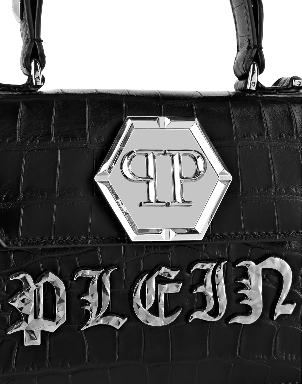 Small Handle Bag Superheroine GOTHIC PLEIN, цвет: Черный