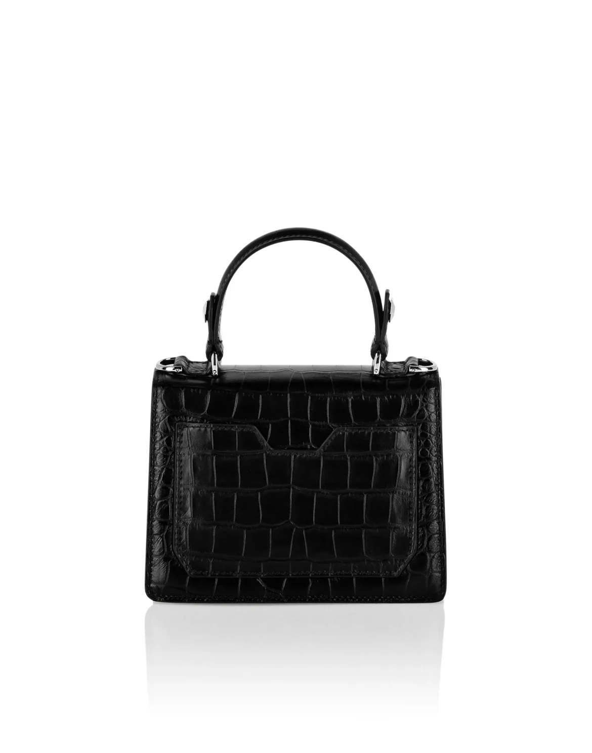 Small Handle Bag Superheroine GOTHIC PLEIN, цвет: Черный