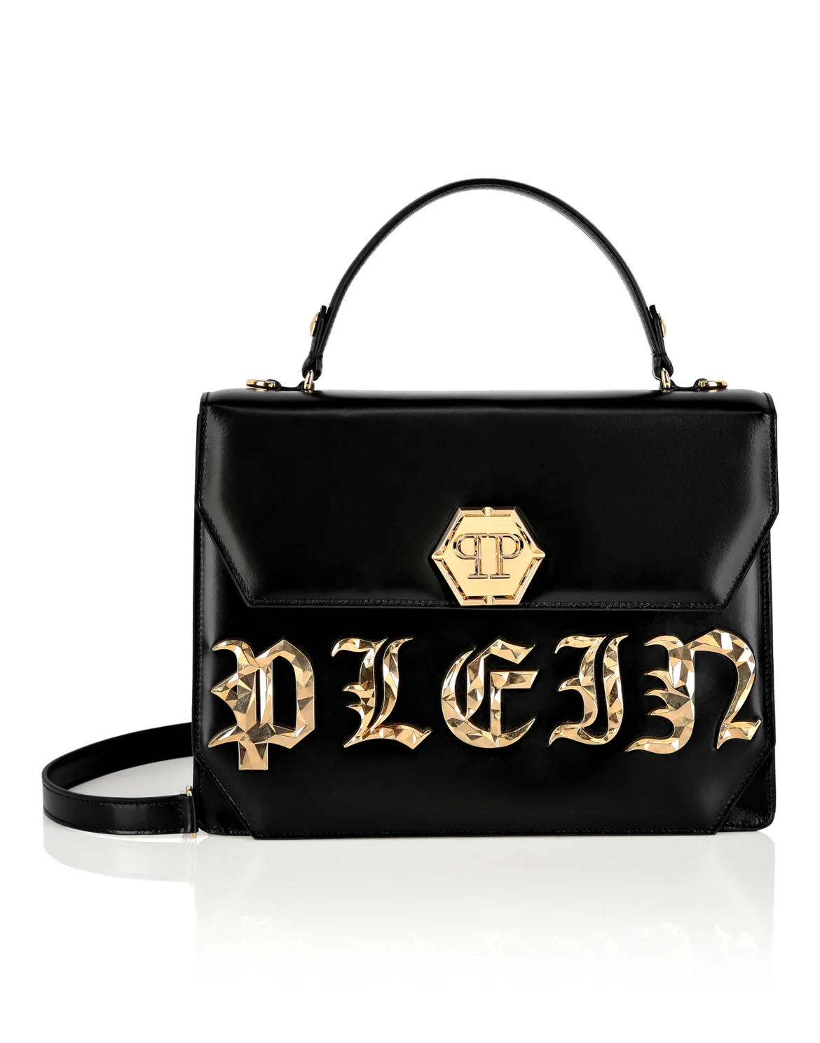 Large Handle Bag Superheroine GOTHIC PLEIN, цвет: Черный