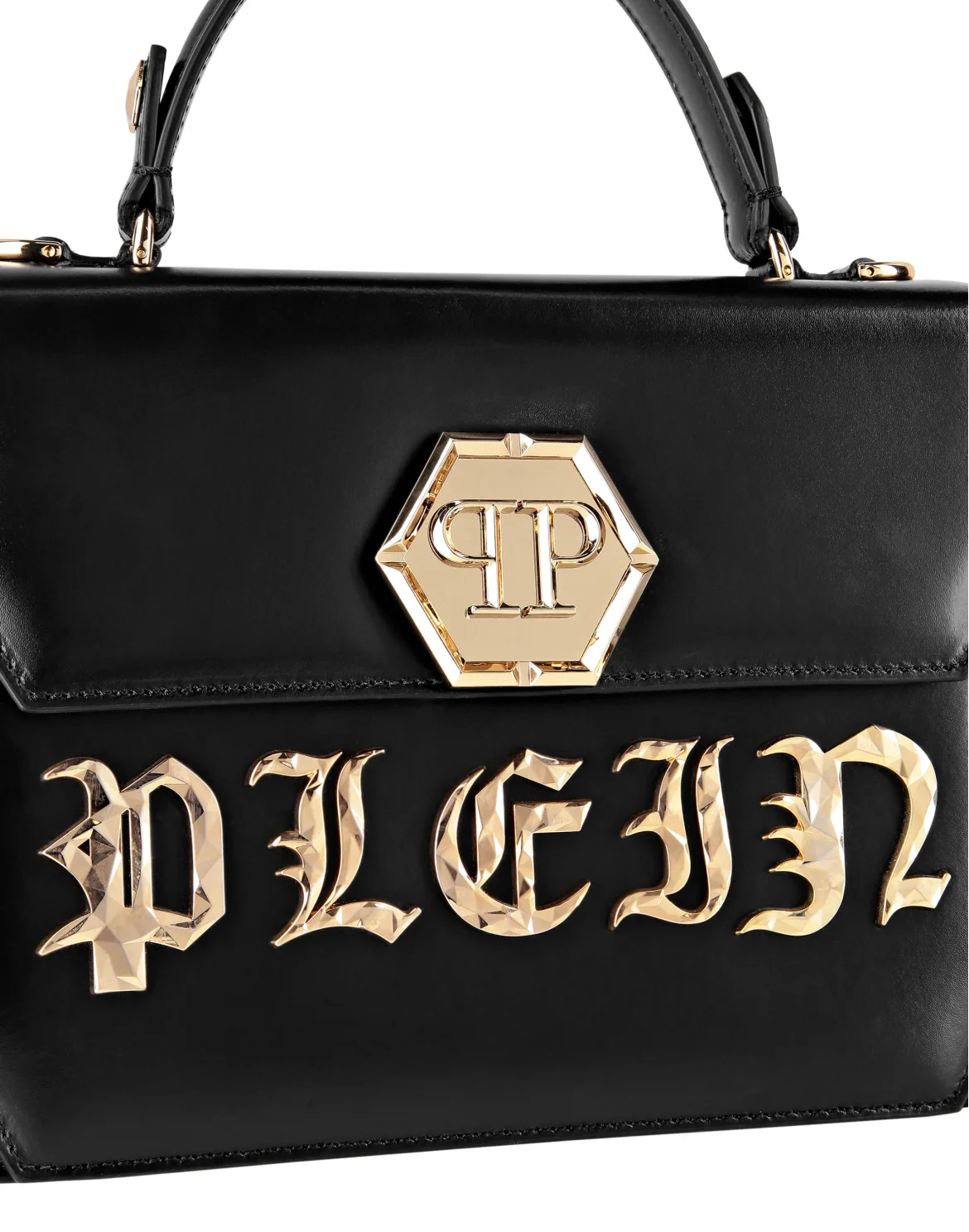 Medium Handle Bag Superheroine GOTHIC PLEIN, цвет: Черный