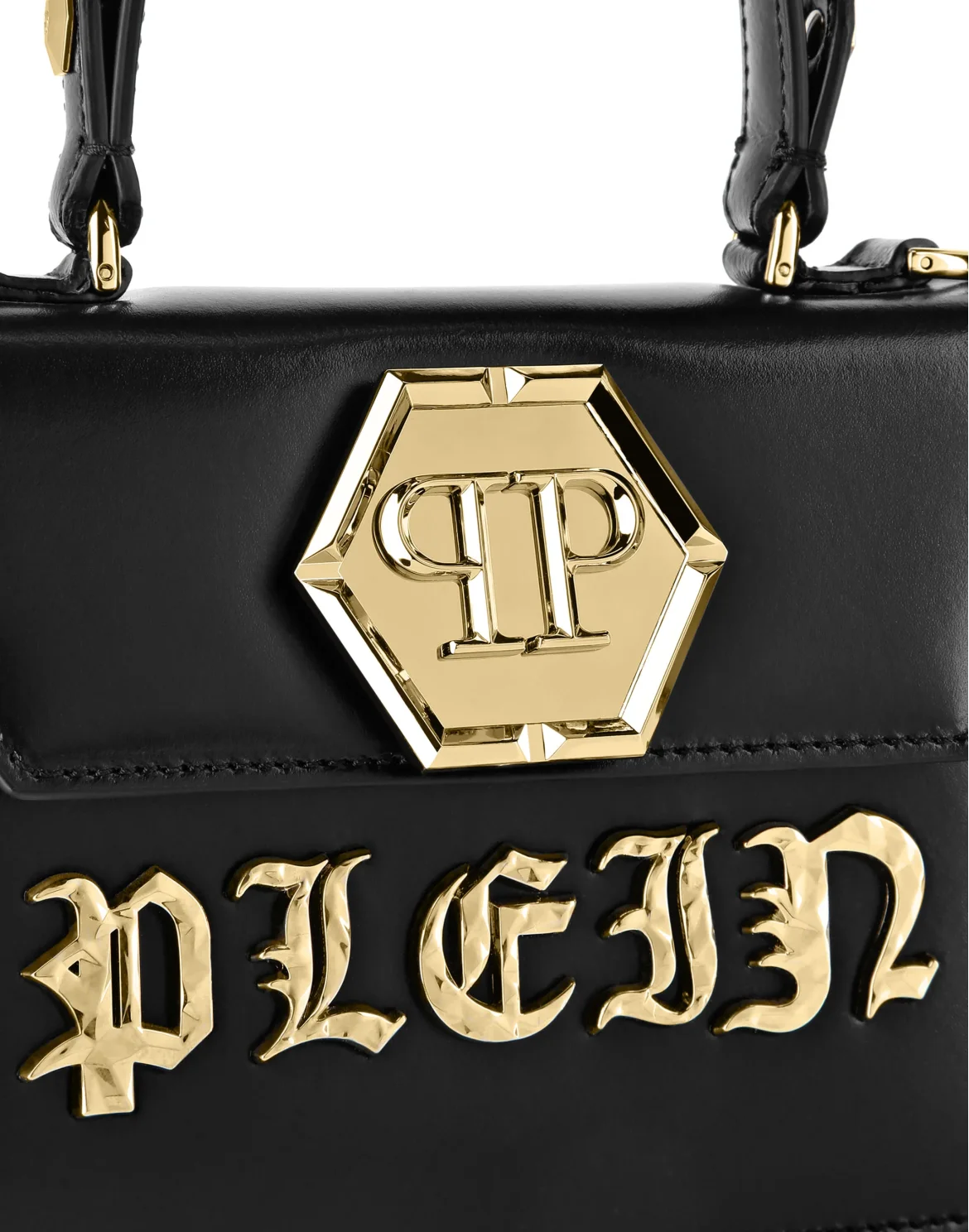 Small Handle Bag Superheroine GOTHIC PLEIN, цвет: Черный