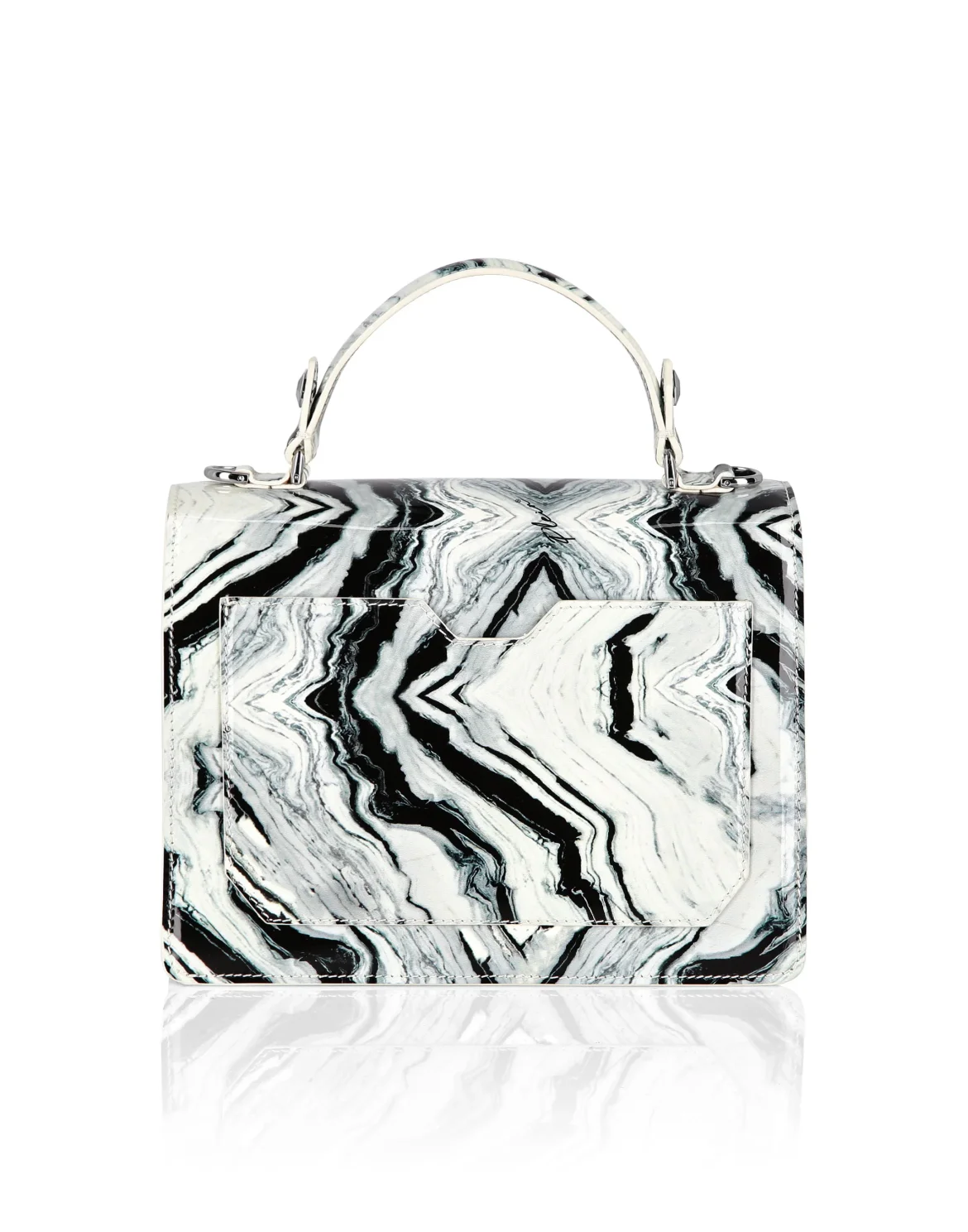 Medium Handle bag Marble, цвет: Белый