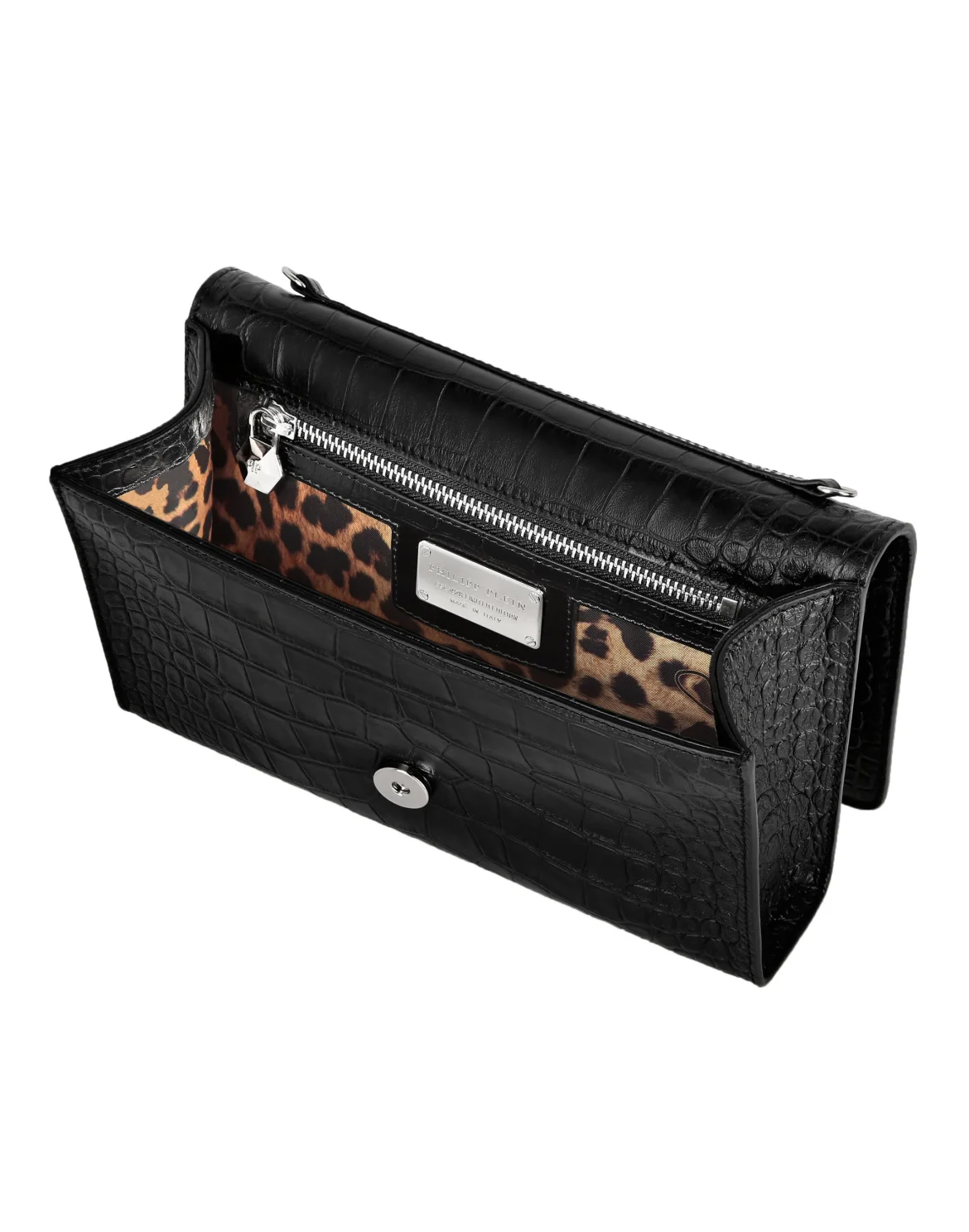 Leather Clutch, цвет: Черный