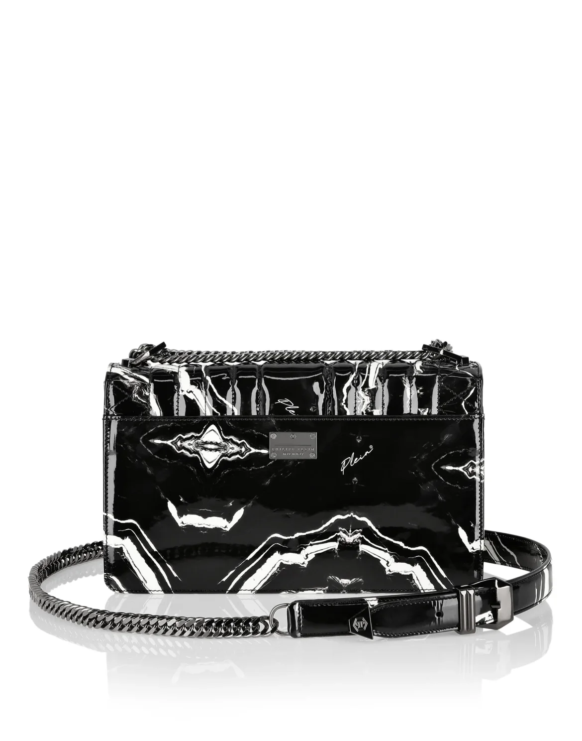 Large Shoulder Bag Hexagon, цвет: Черный