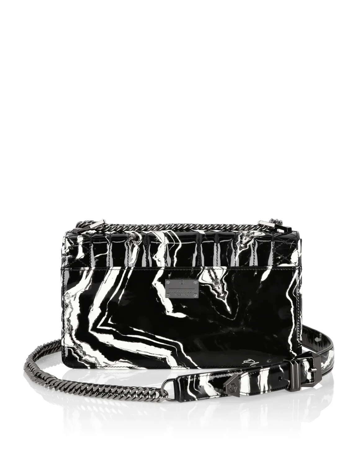 Medium Shoulder Bag Marble, цвет: Черный