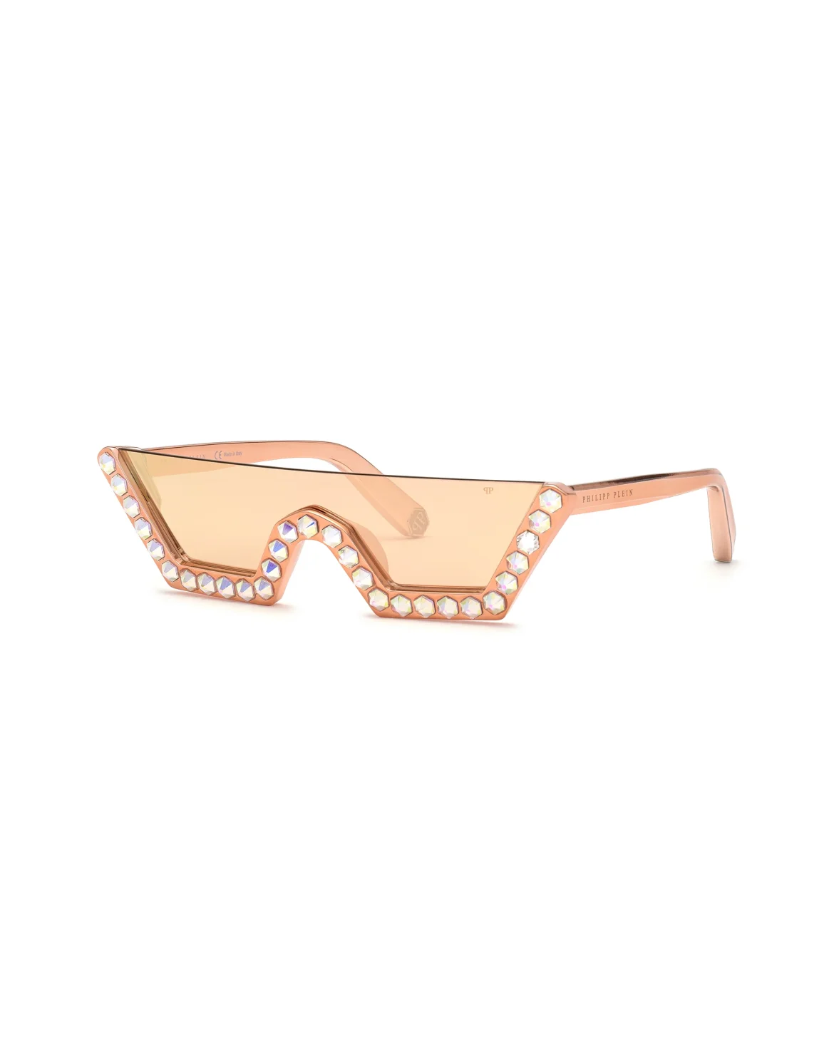 Sunglasses Cat Eye Plein Crystal Lux Exclusive, цвет: Розовый