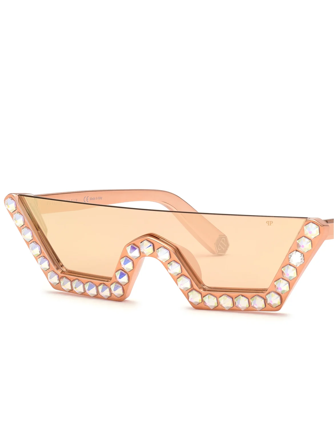 Sunglasses Cat Eye Plein Crystal Lux Exclusive, цвет: Розовый