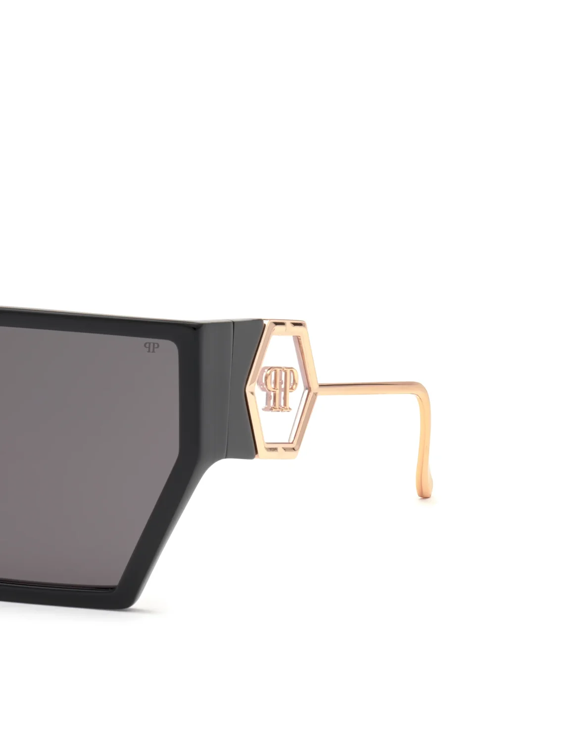 Sunglasses Shield Space Rock Plein Hexagon, цвет: Черный